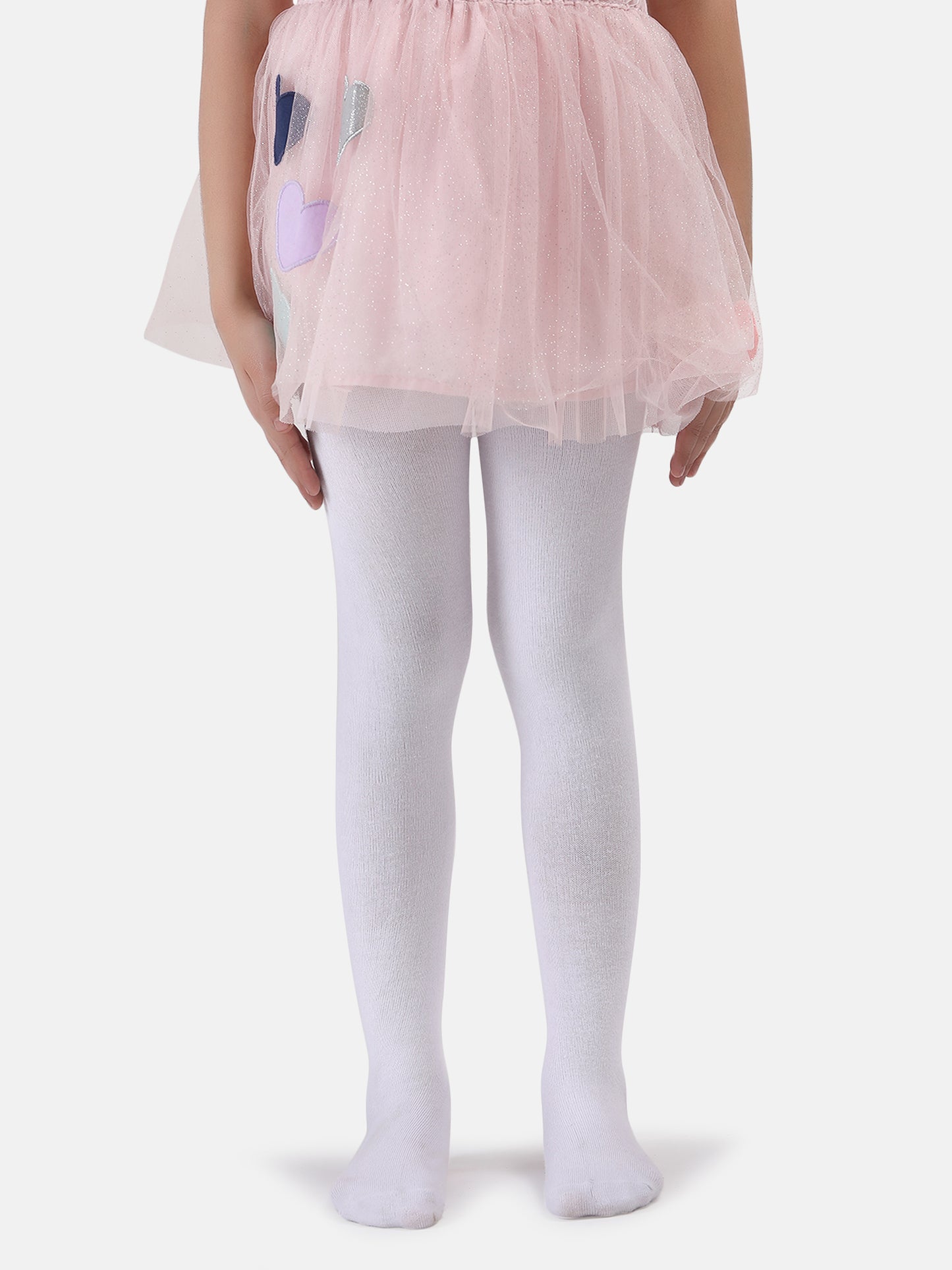 White Girls Cotton Stockings