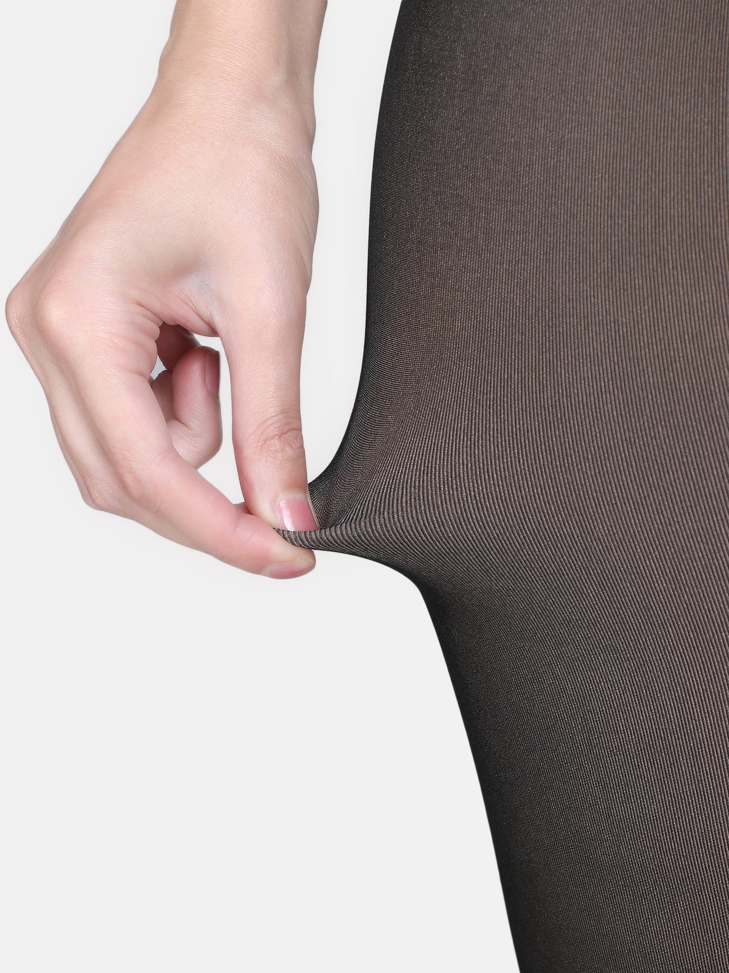 Women’s Thermal Dual Tone Fleece Lined Warm Stockings-Black