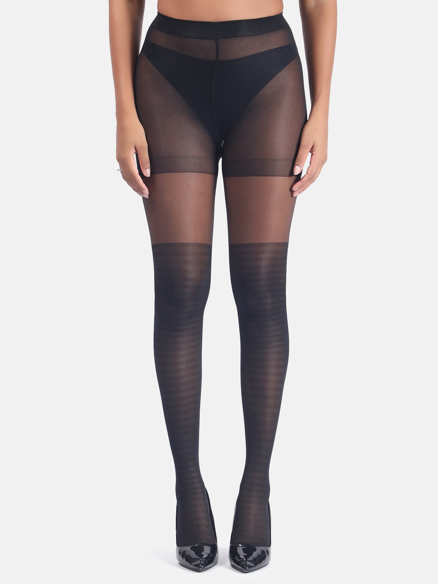 Strips & Blocks Pattern Stocking