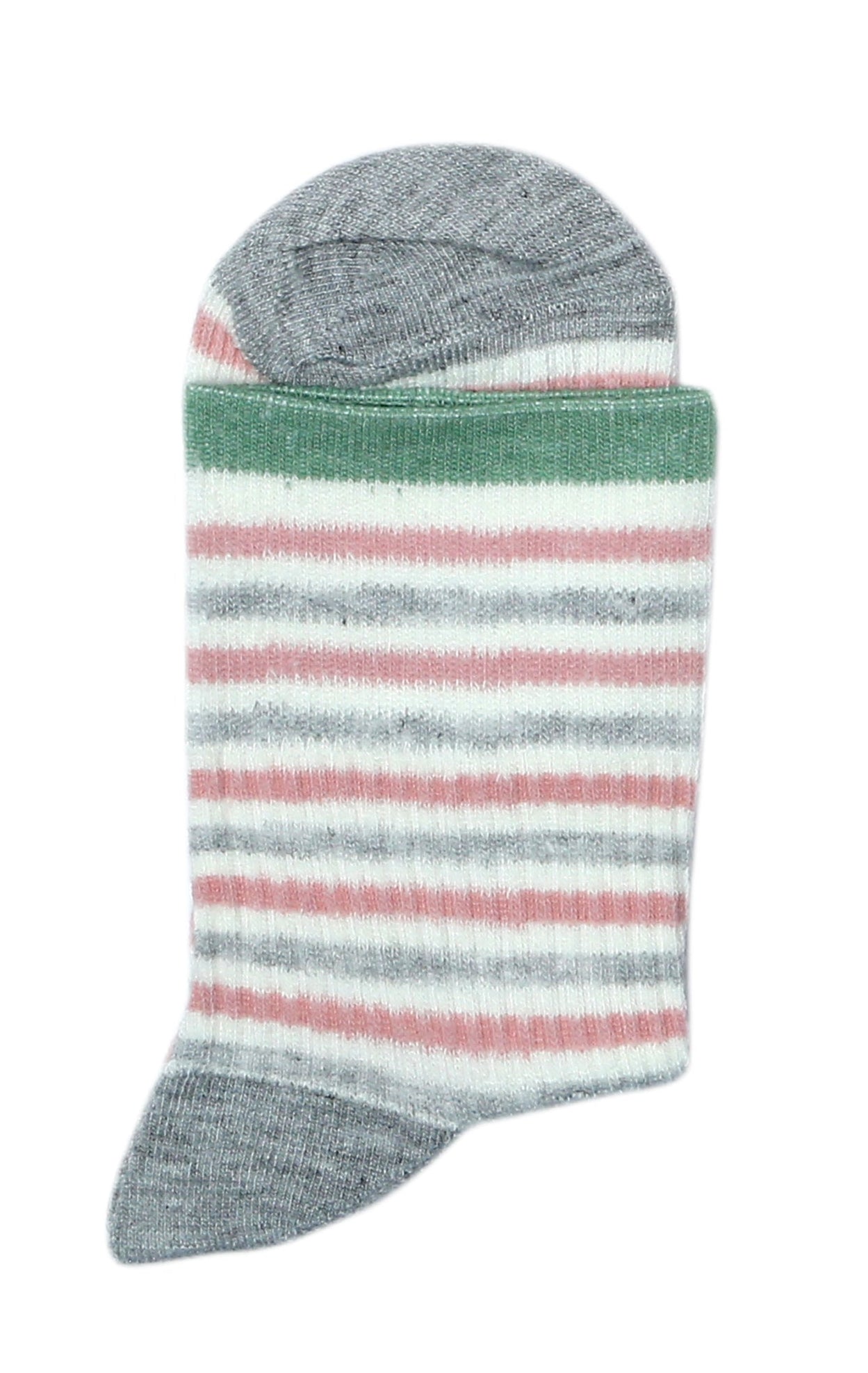 Kids Cute Playful Pattern Ankle Socks-Pack of 1(Mint Green)