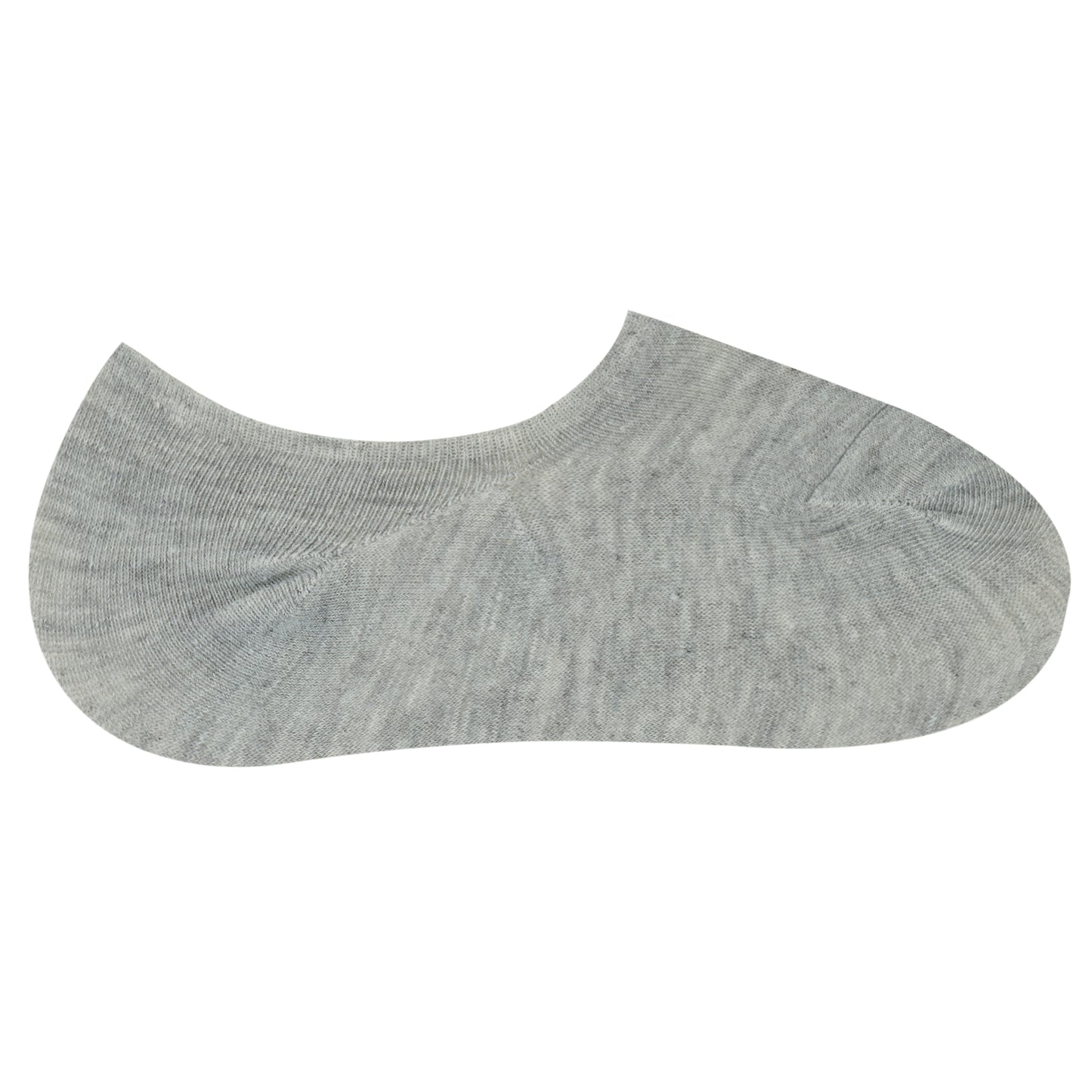 Cotton Hidden Loafer Socks - Grey