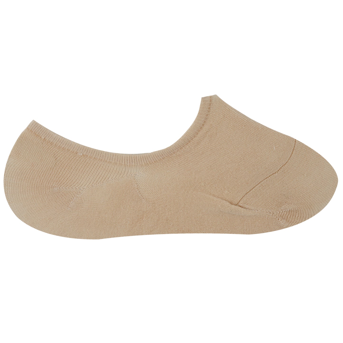 Cotton Hidden Loafer Socks - Skin