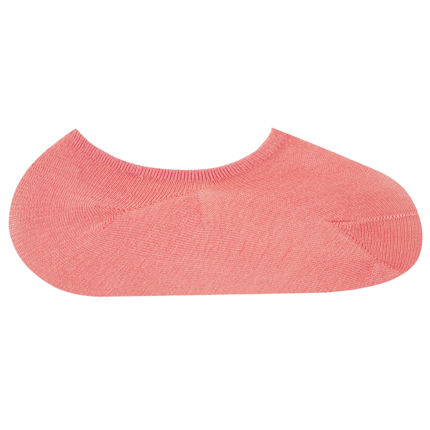 Cotton Hidden Loafer Socks - Orange