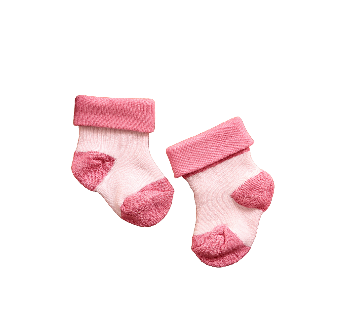 New Born Baby Stripes Cotton Socks (Dual Tone)