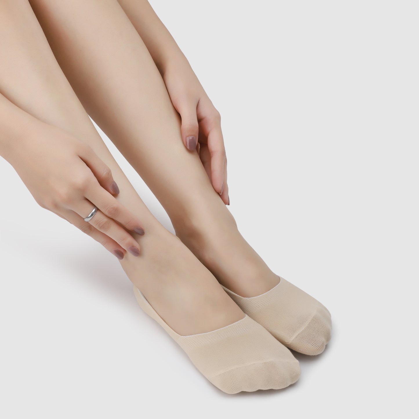 Cotton Loafer Socks - Skin