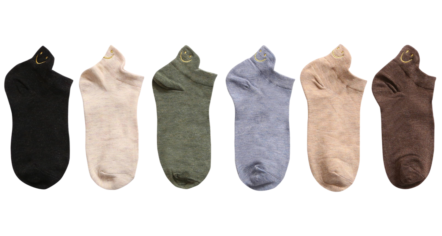 Low Ankle Cotton Socks (Multicolor)
