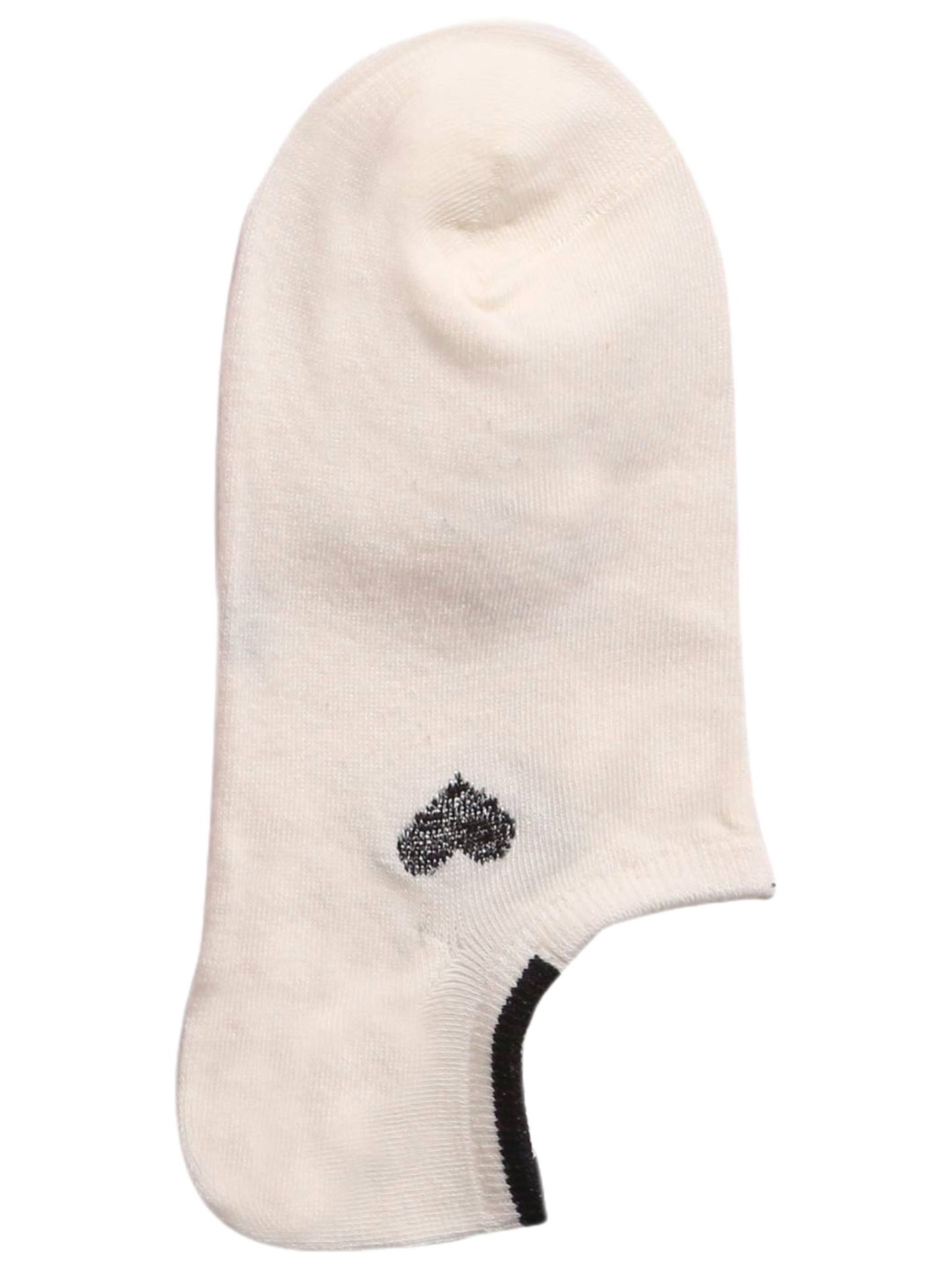 Heart Design Low Cut Cotton Socks (Multicolor)