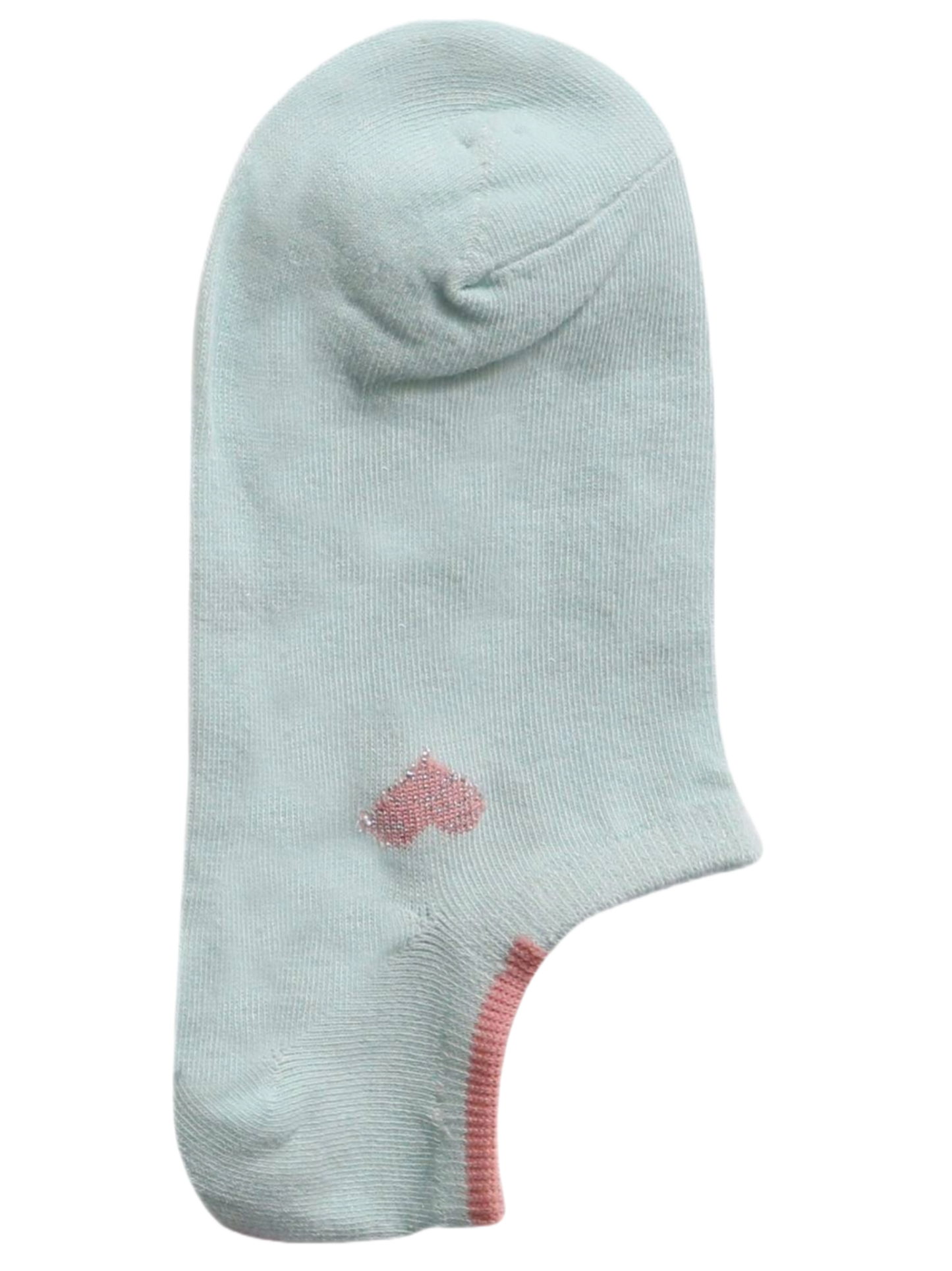 Heart Design Low Cut Cotton Socks (Multicolor)