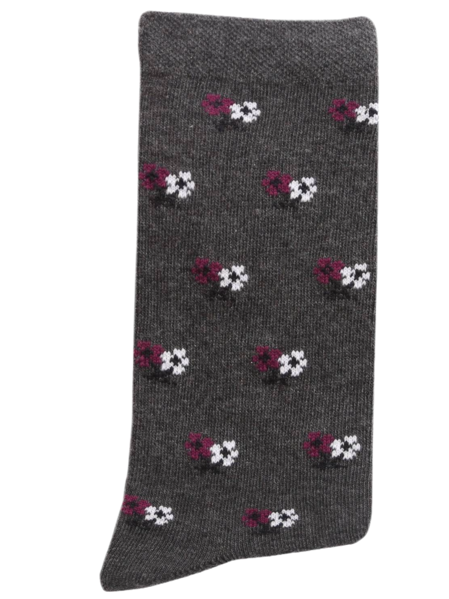 Floral Pattern Regular Thumb Socks (Multicolor)