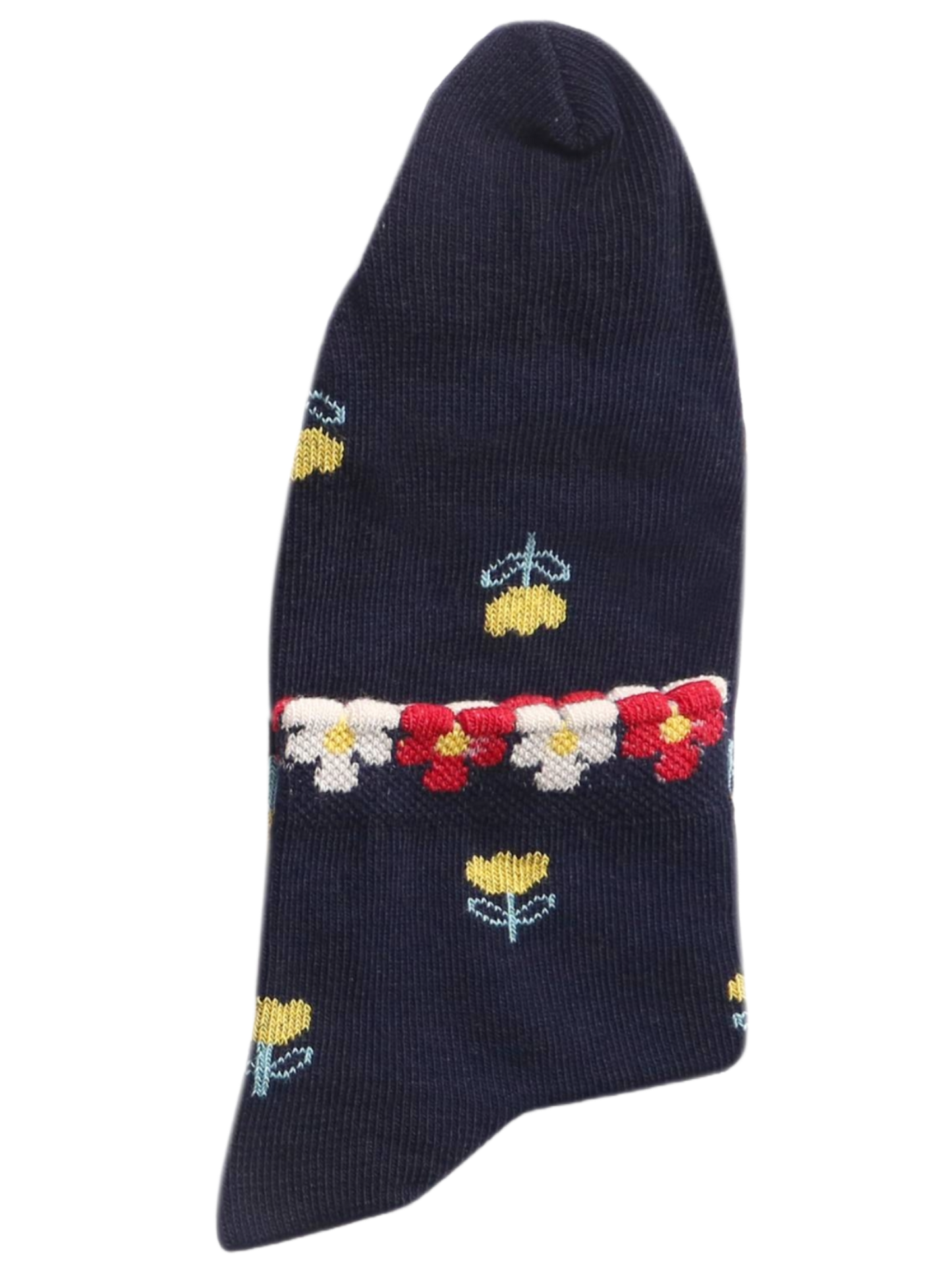 Flower Pattern Ankle Thumb Socks (Multicolor)