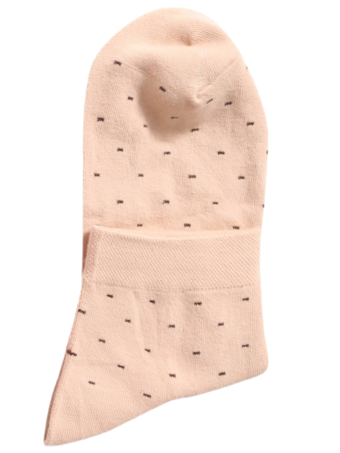 Dot Pattern Cotton Ankle Socks (Multicolor)