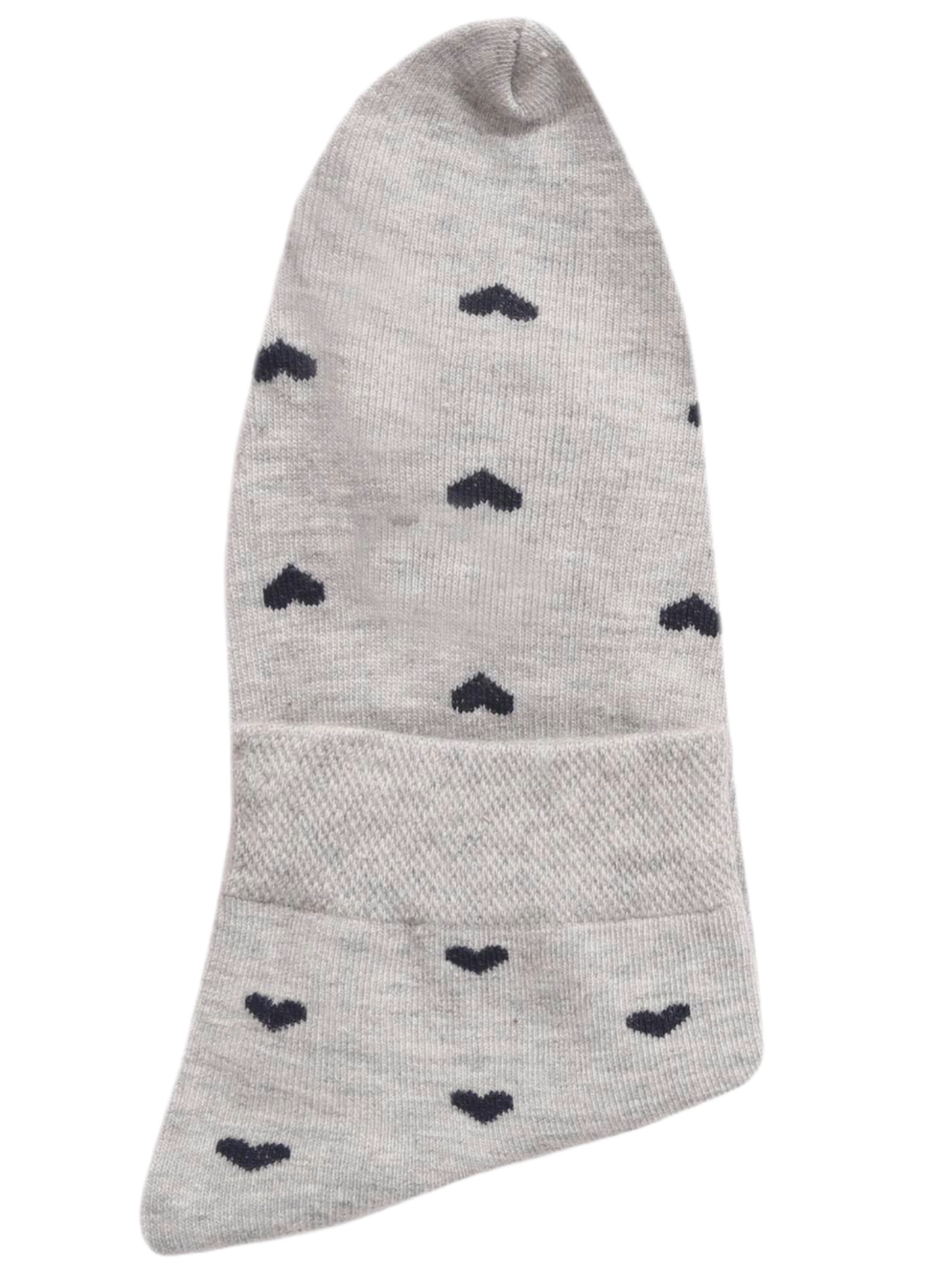 Cotton Ankle Heart Pattern Thumb Socks (Multicolor)