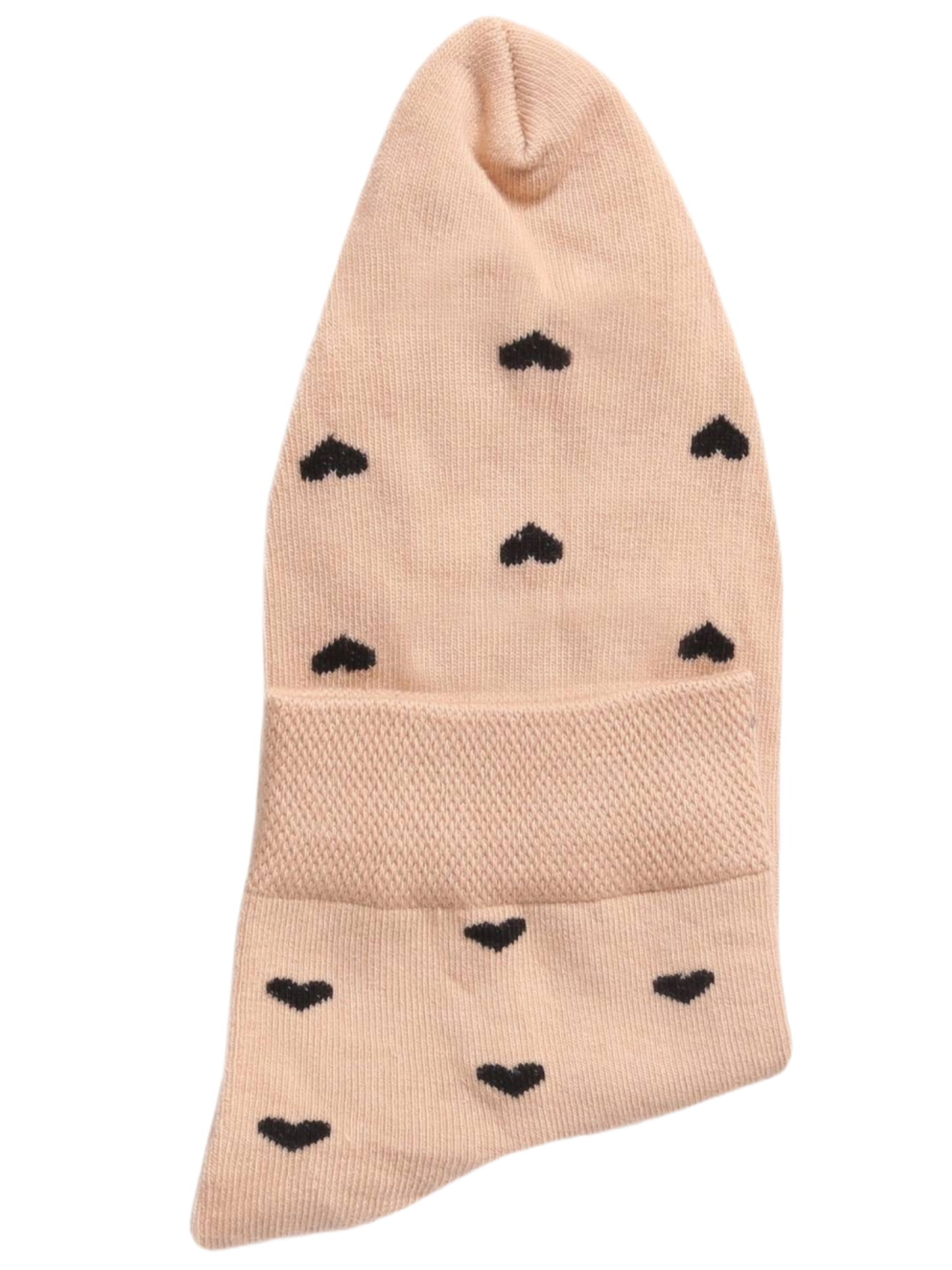 Cotton Ankle Heart Pattern Thumb Socks (Multicolor)