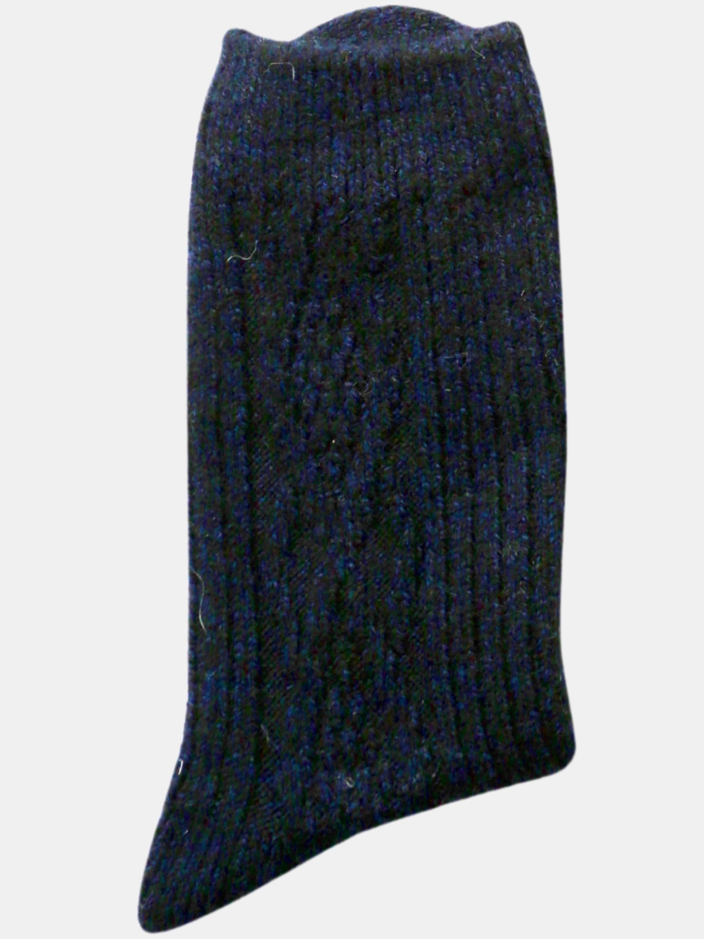 Crew Length Cozy Braided Knit Pattern Warm Socks for Women-Navy(Pack of 1)