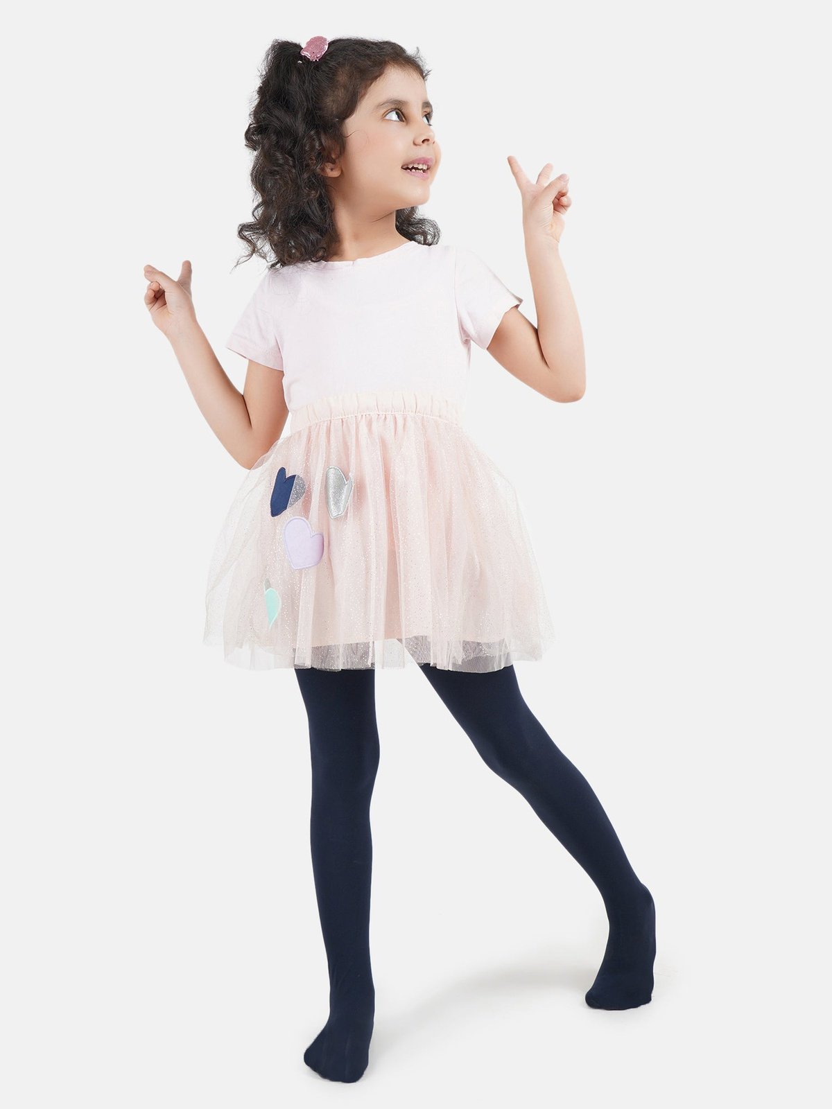 Navy Blue Girls Stocking