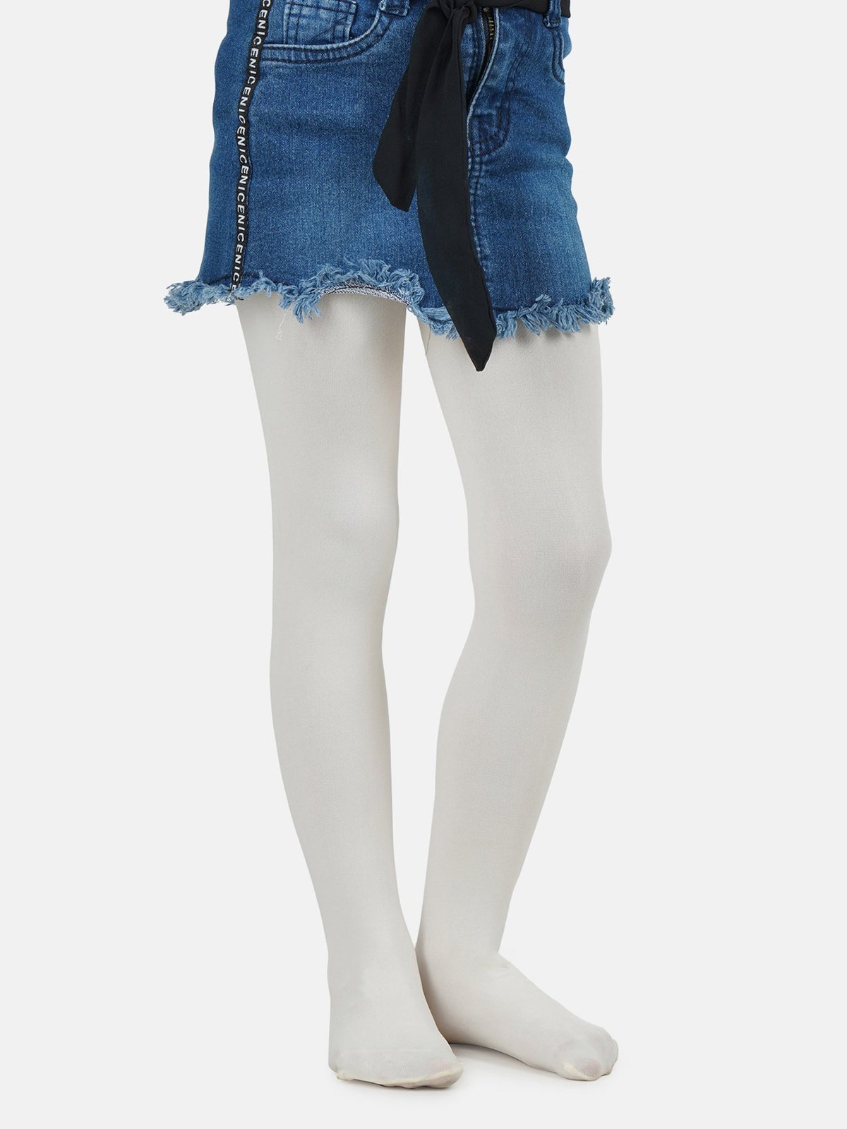 Girls Stocking - Cream
