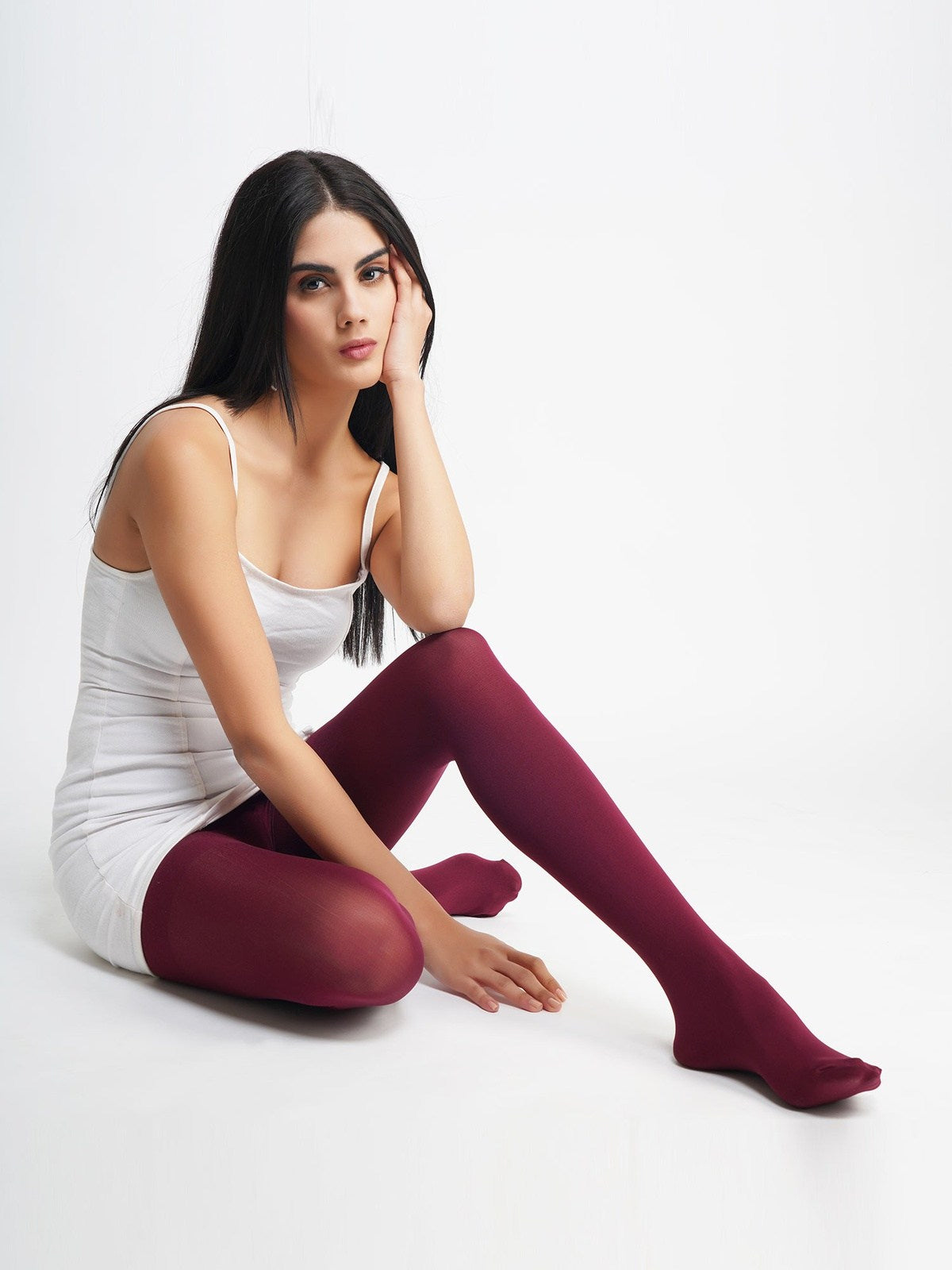 Burgundy Maroon Stocking