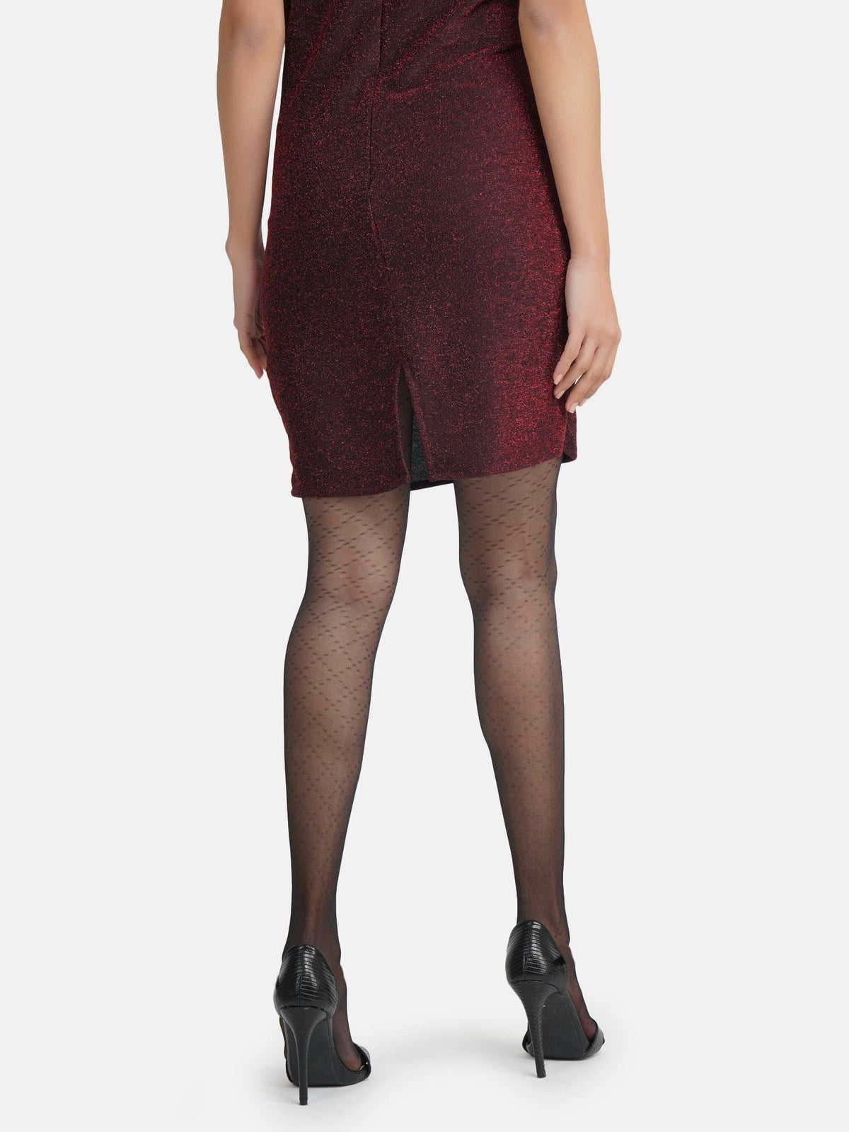 Dotted Criss Cross Stocking