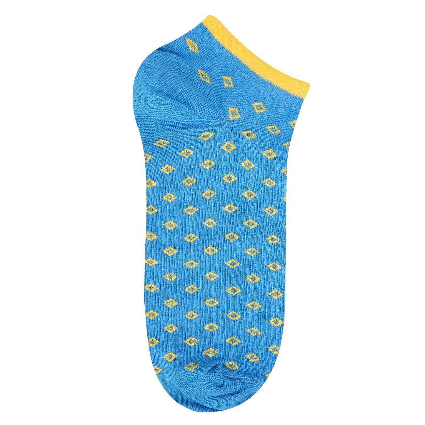 Diamond Sneaker Socks (Blue)