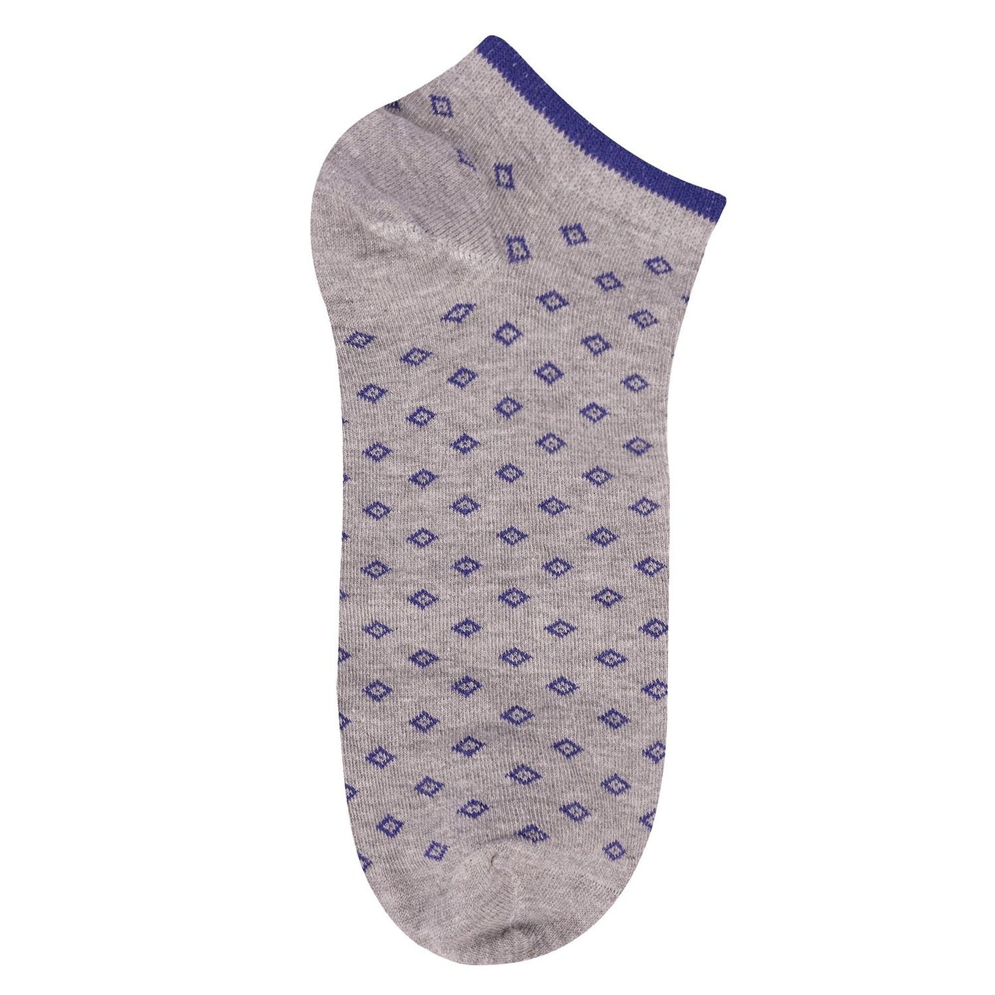 Diamond Sneaker Socks (Grey)