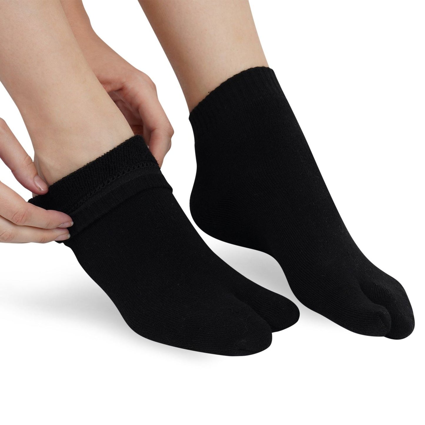 Terry Thumb Socks - Black