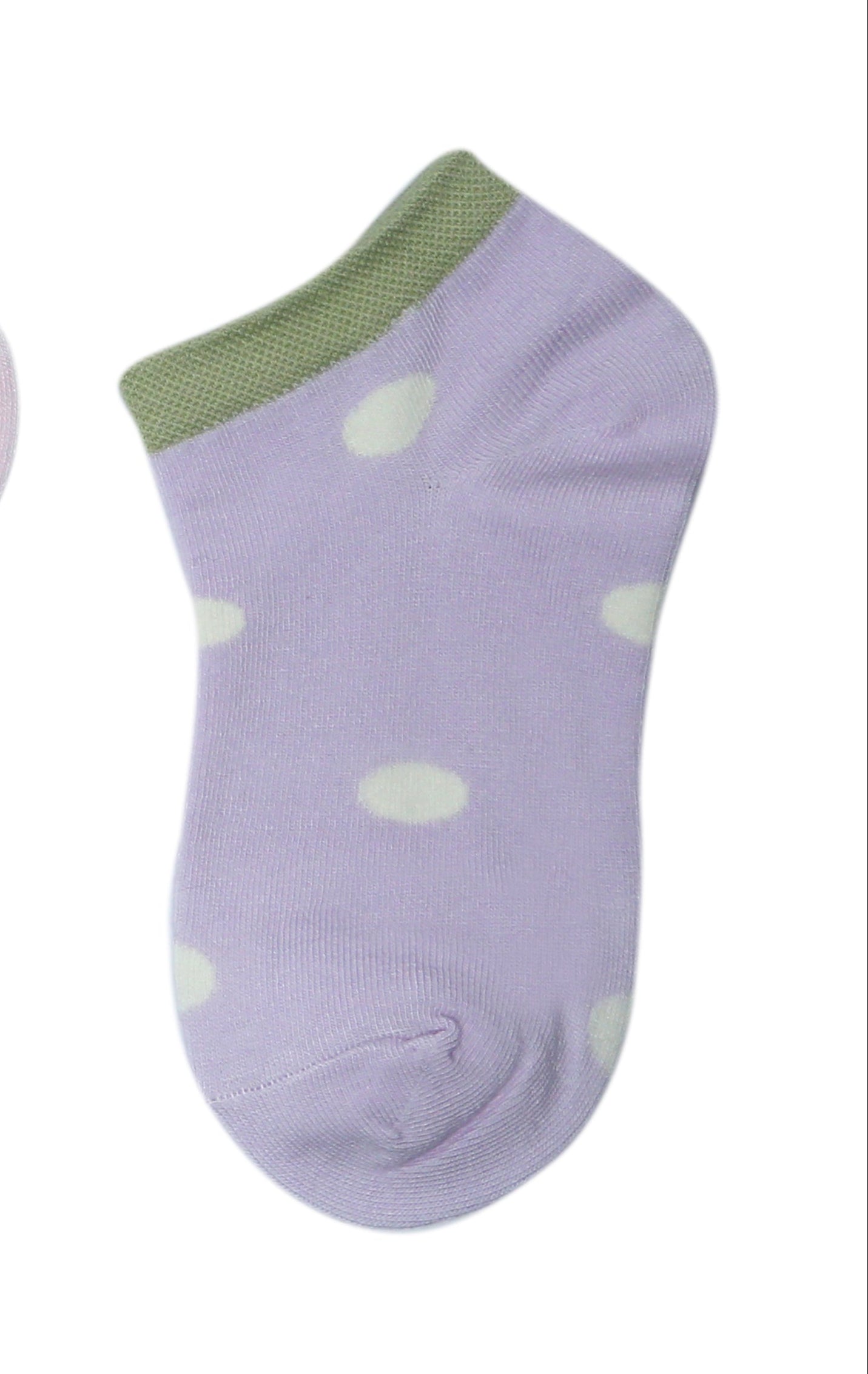 Kids' Polka Dots Pattern Ankle Socks-Pack of 1(Violet)