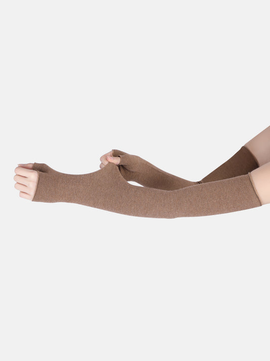 Winter Arm Sleeves - Brown