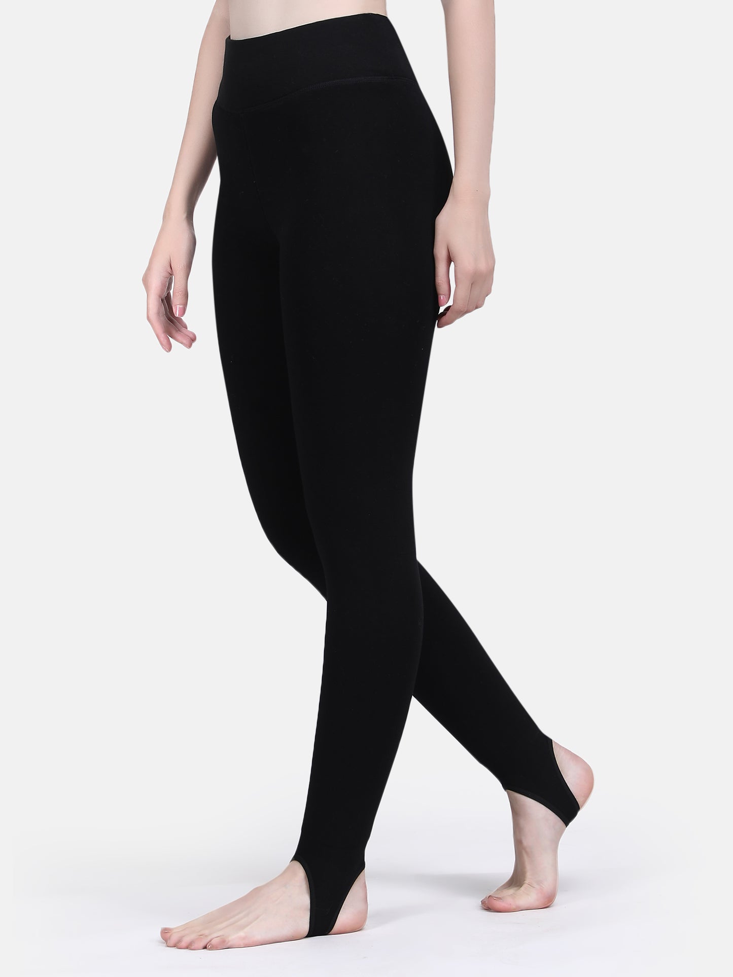 Women’s Winter Warm Premium Cashmere Wool Lined Tights-Black