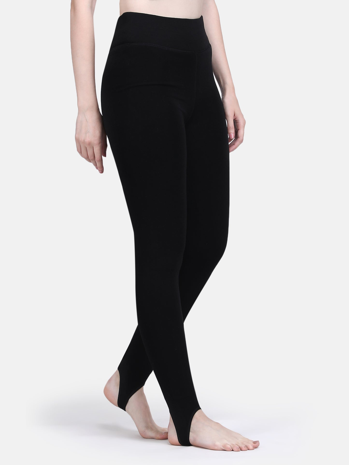 Women’s Winter Warm Premium Cashmere Wool Lined Tights-Black