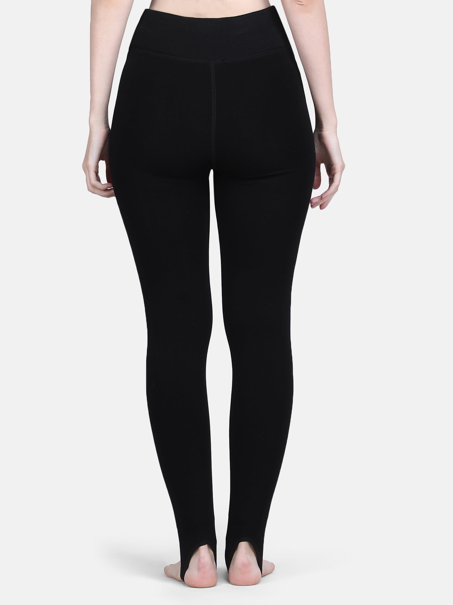Women’s Winter Warm Premium Cashmere Wool Lined Tights-Black