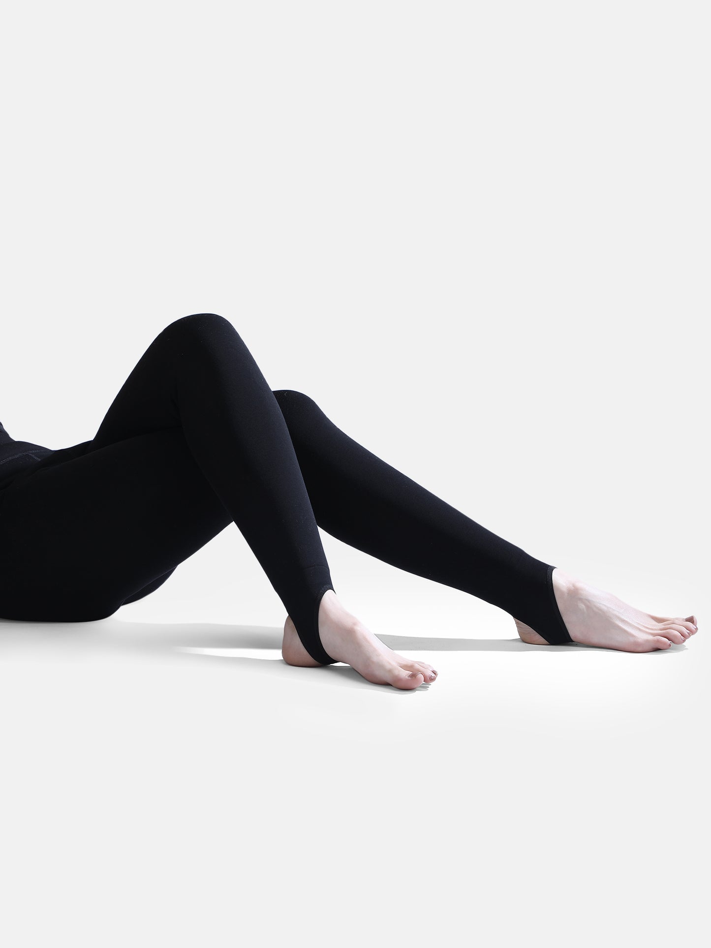 Women’s Winter Warm Premium Cashmere Wool Lined Tights-Black
