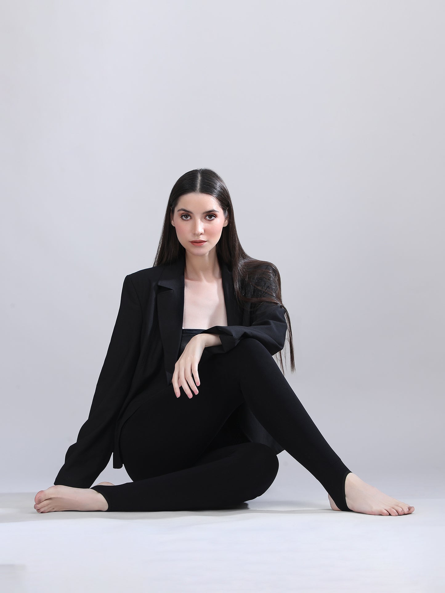 Women’s Winter Warm Premium Cashmere Wool Lined Tights-Black