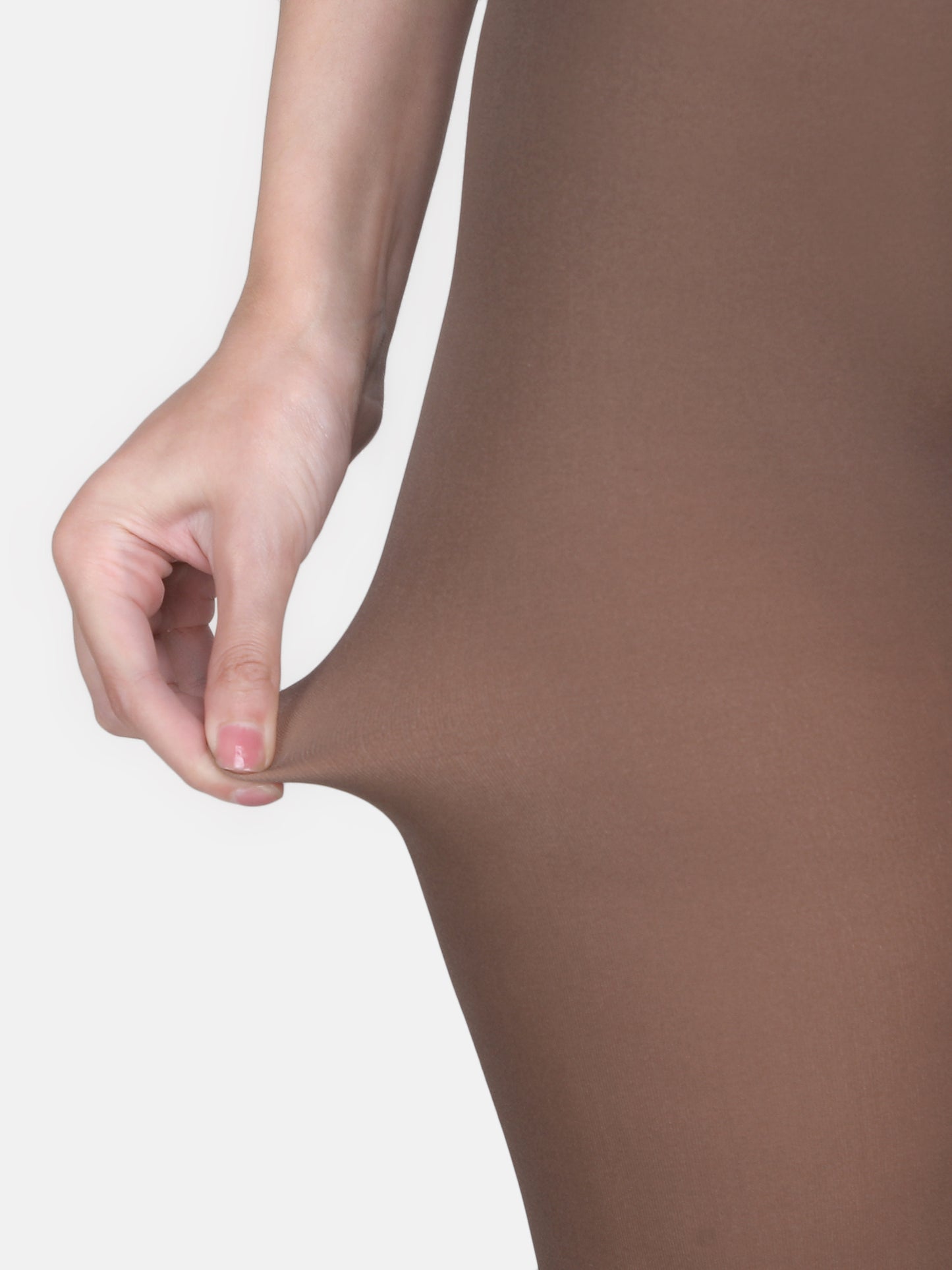 Women’s Thermal Dual Tone Fleece Lined Warm Stockings-Brown