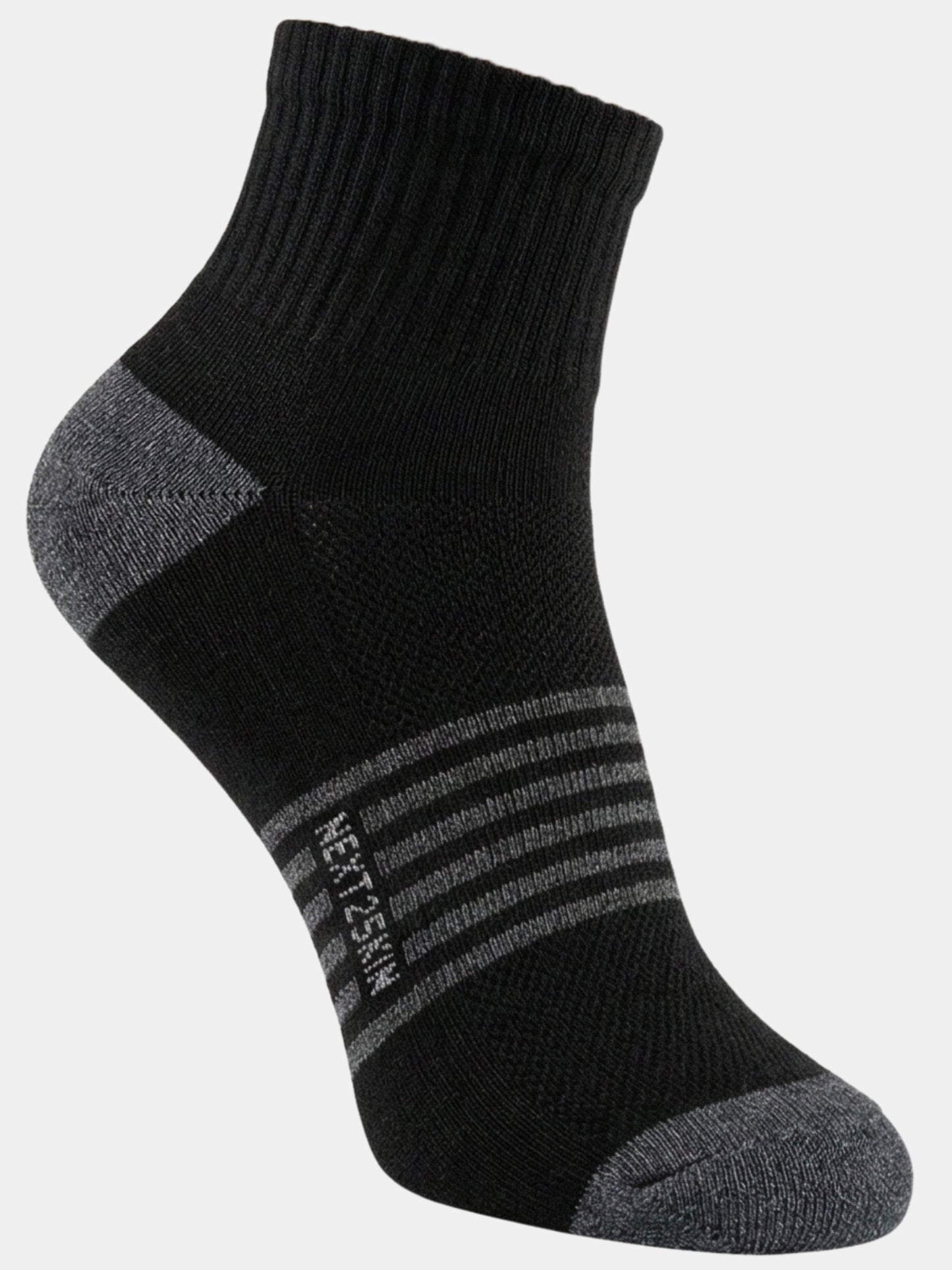 NEXT2SKIN Men Terry Half Ankle Length Breathable Cotton Blend Socks (Multicolor) Pack of 3