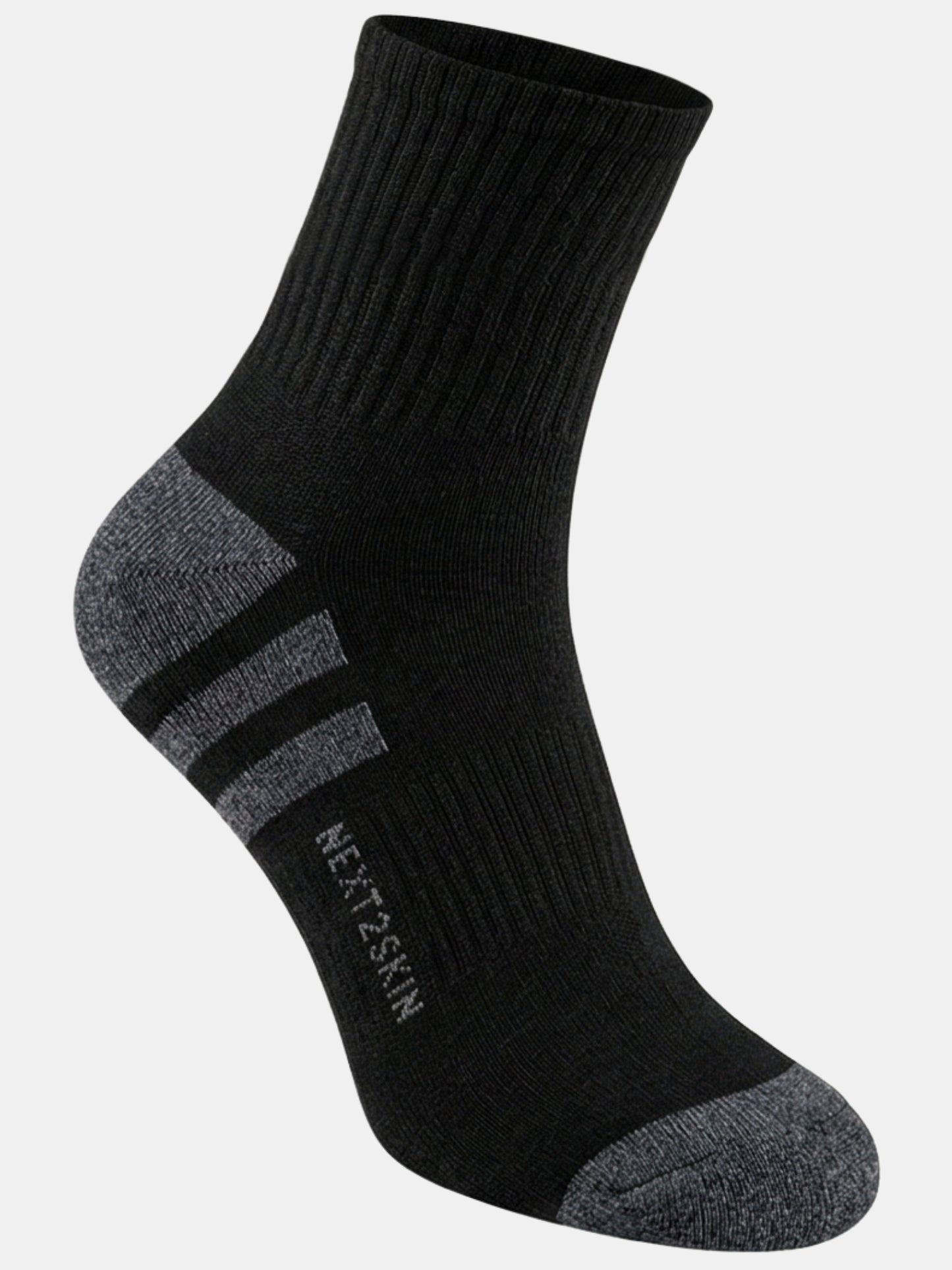 NEXT2SKIN Men Terry Full Ankle Length Breathable Cotton Blend Socks (Multicolor) Pack of 3