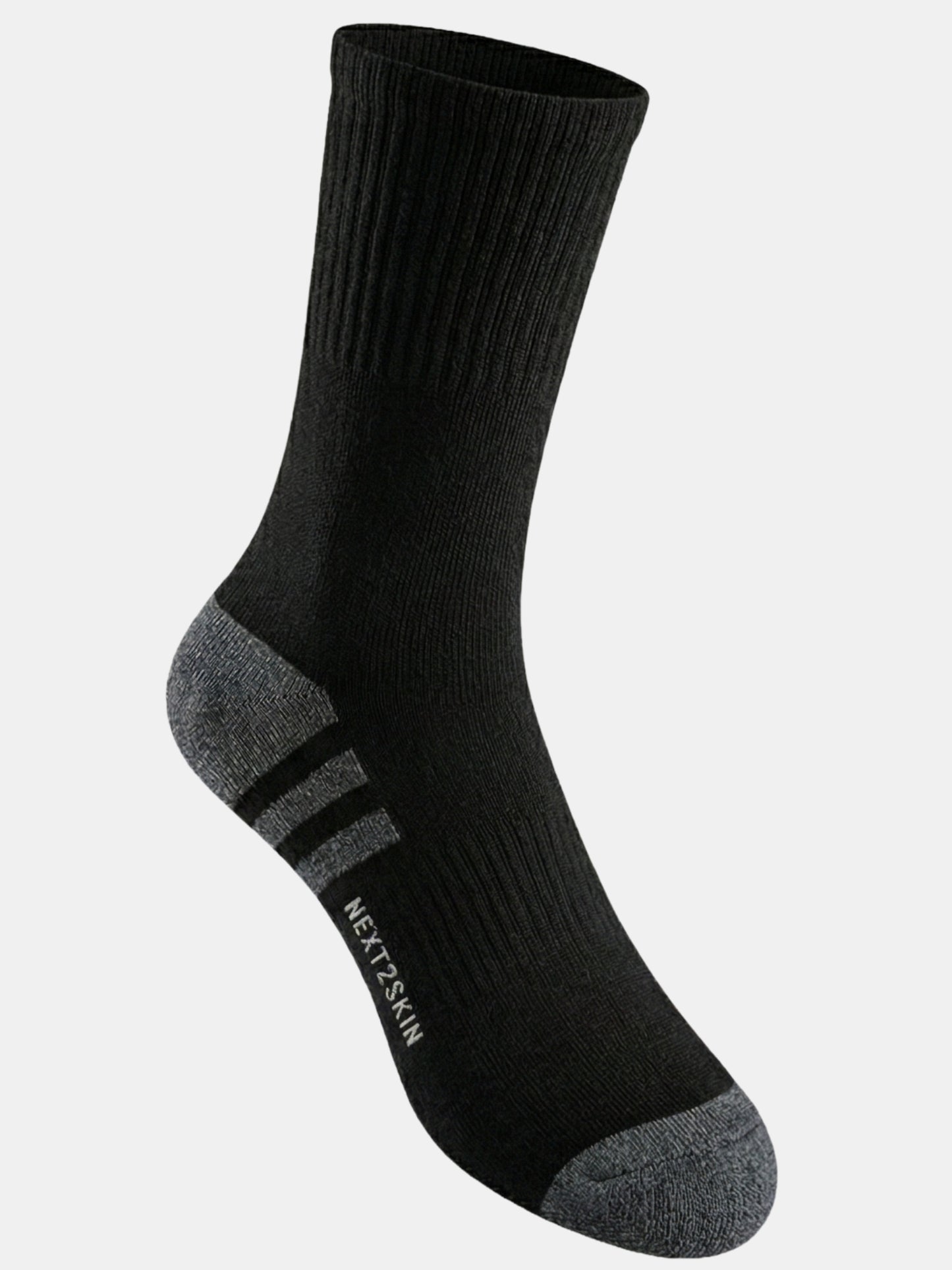 NEXT2SKIN Men Terry Full Crew Length Breathable Cotton Blend Socks (Multicolor) Pack of 3
