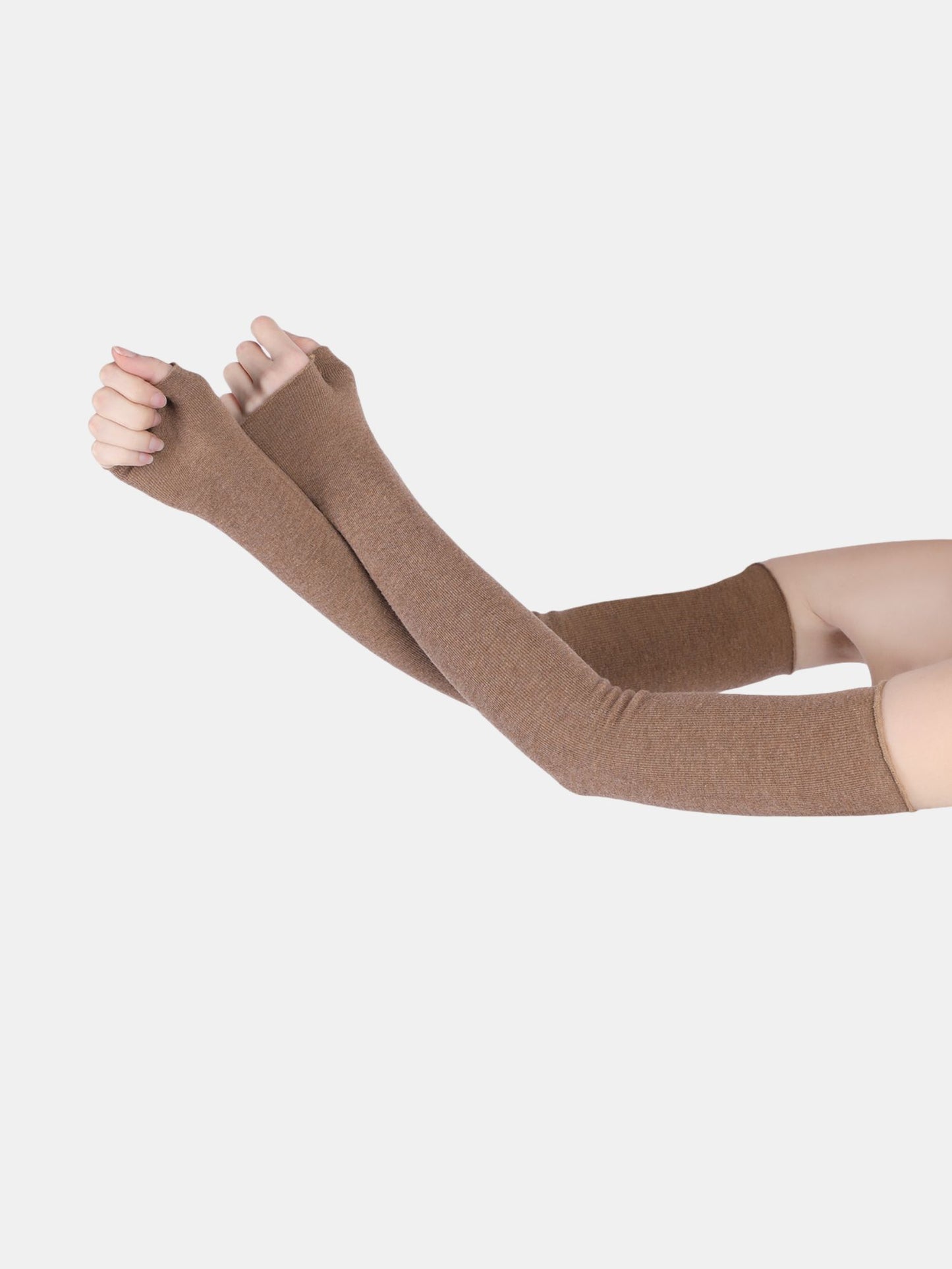 Winter Arm Sleeves - Brown