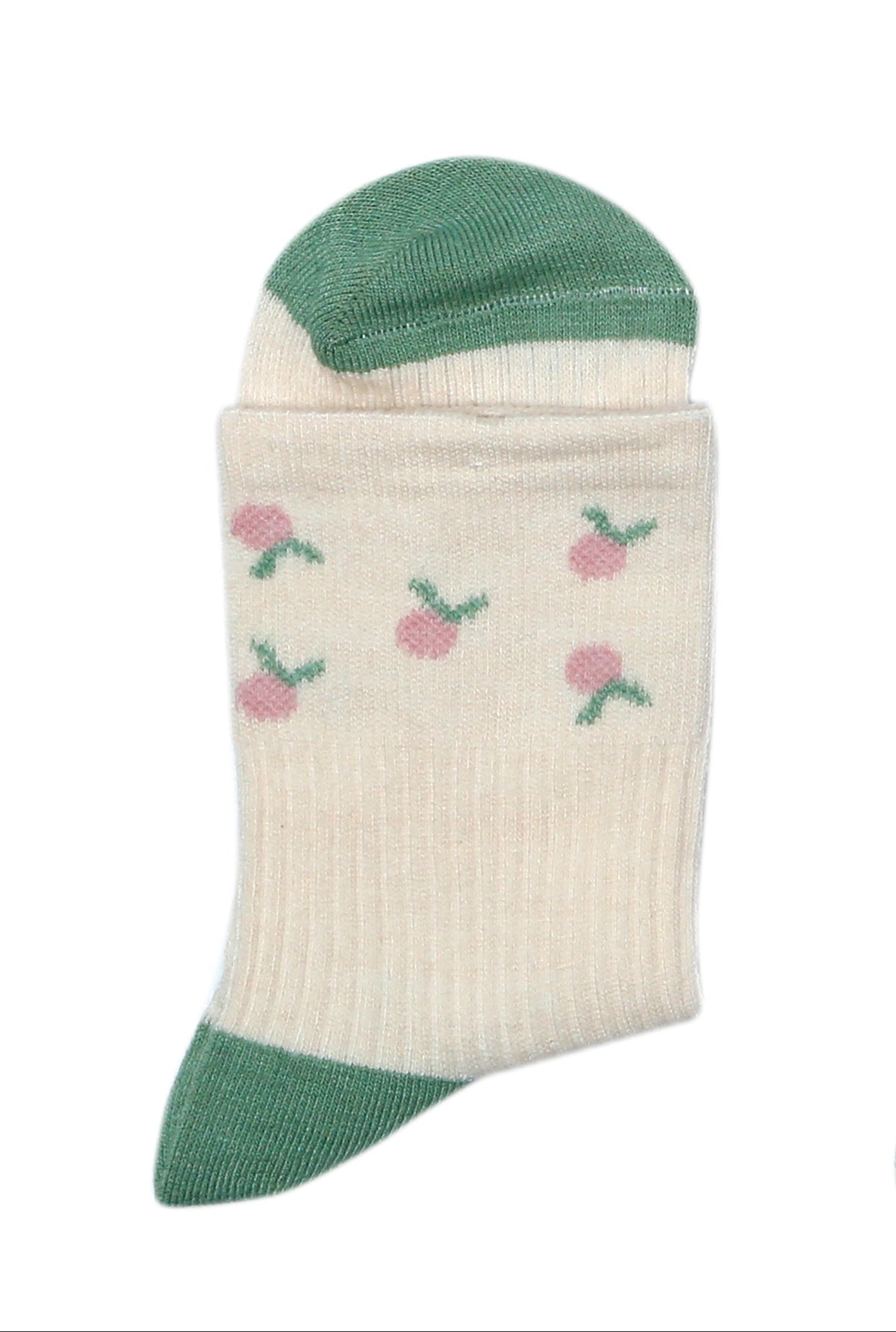 Kids Cute Playful Pattern Ankle Socks-Pack of 1(Beige)