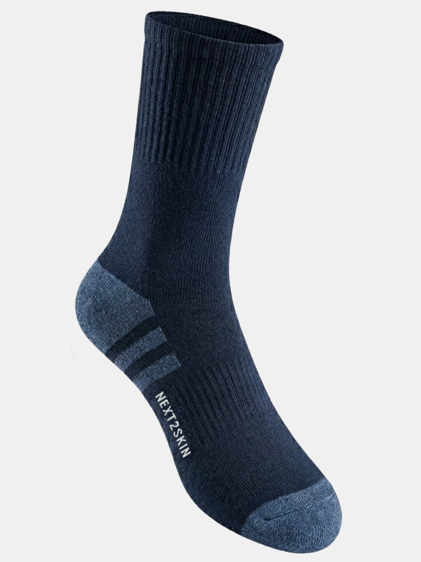 NEXT2SKIN Men Terry Full Crew Length Breathable Cotton Blend Socks (Multicolor) Pack of 3