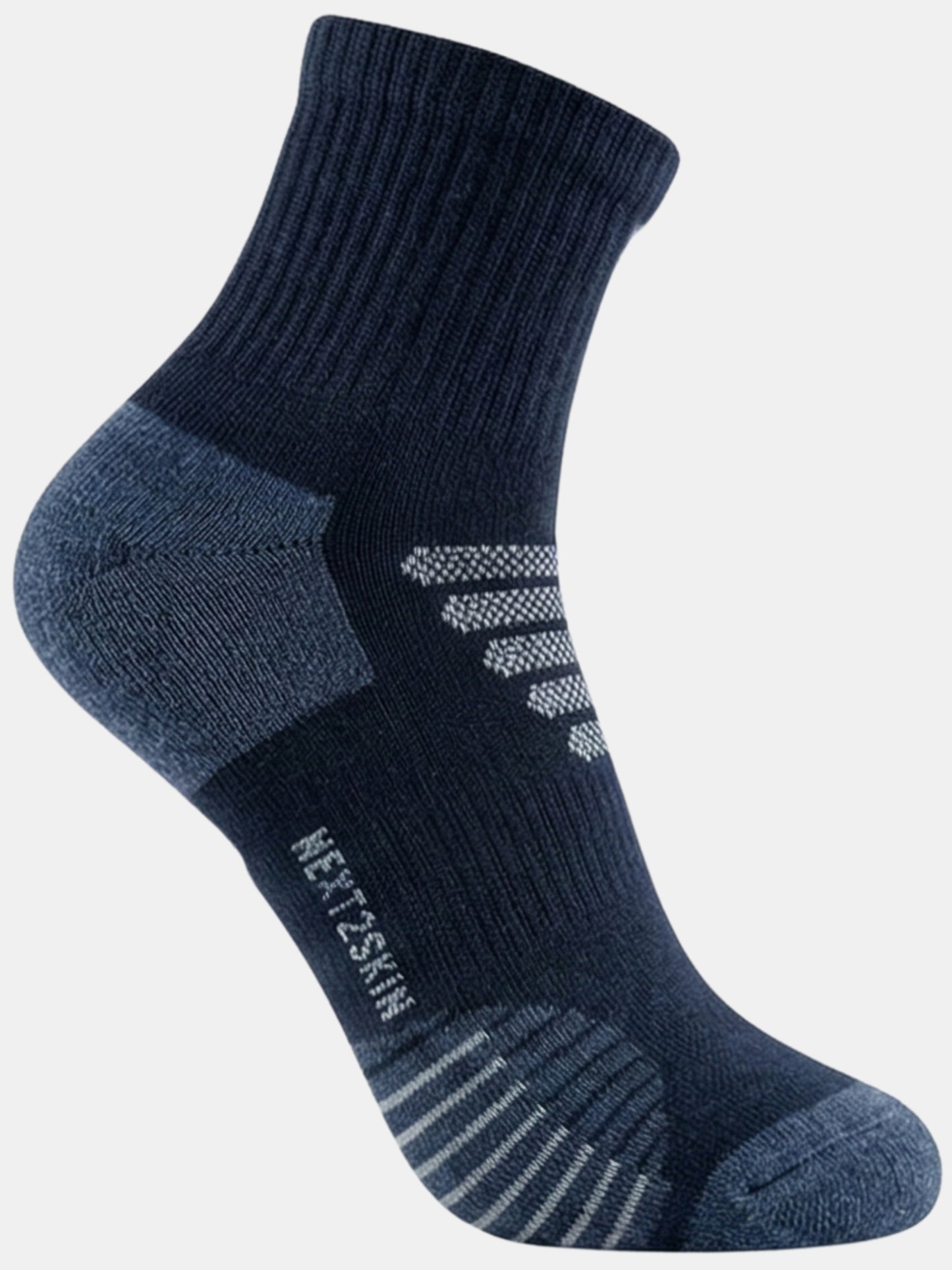 NEXT2SKIN Men Terry Half Ankle Length Breathable Cotton Blend Socks (Multicolor) Pack of 3
