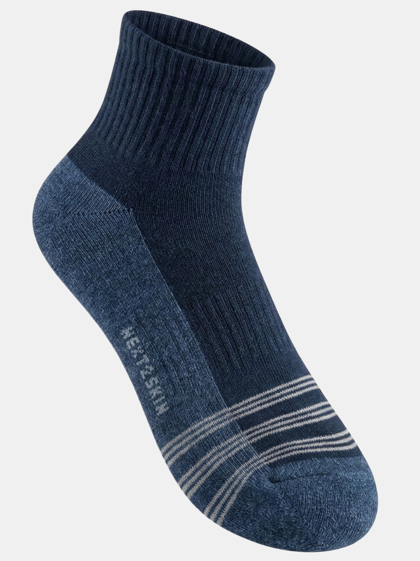NEXT2SKIN Men Terry Full Ankle Length Breathable Cotton Blend Socks (Multicolor) Pack of 3