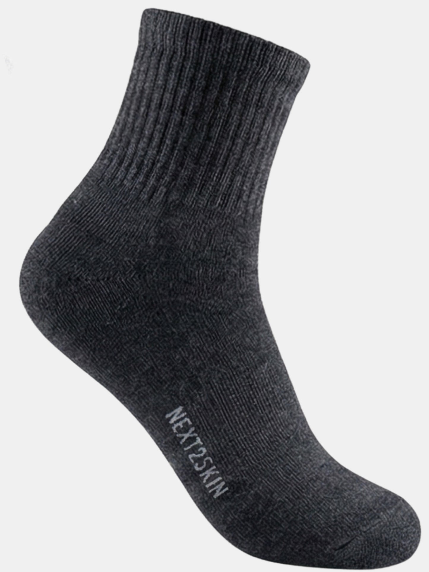 NEXT2SKIN Men Terry Half Ankle Length Breathable Cotton Blend Socks (Multicolor) Pack of 3