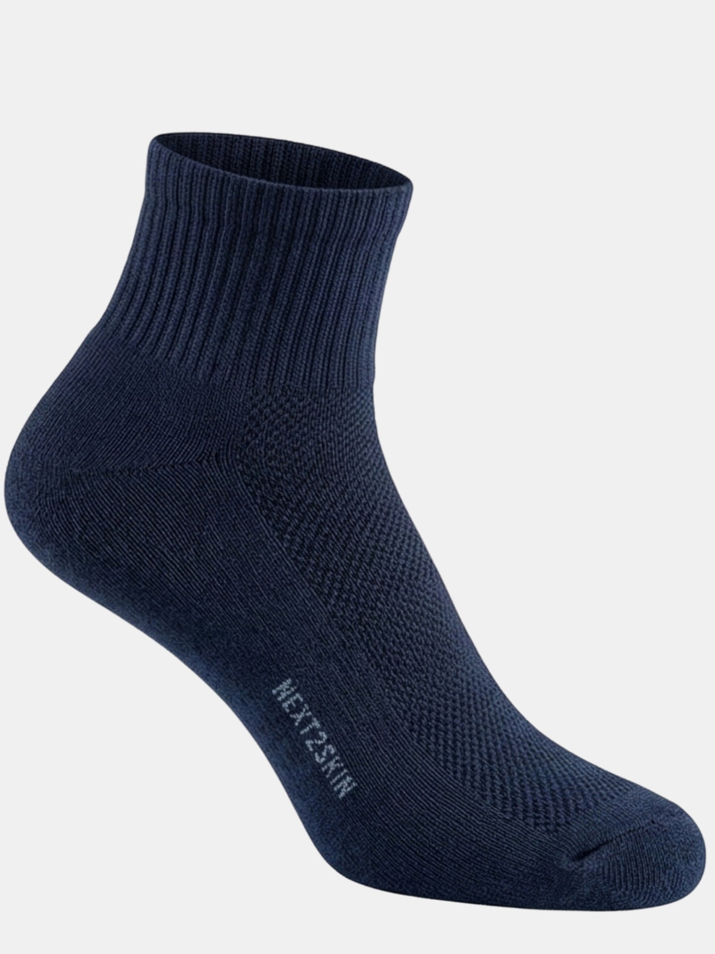 NEXT2SKIN Men Terry Half Ankle Length Breathable Cotton Blend Socks (Multicolor) Pack of 3