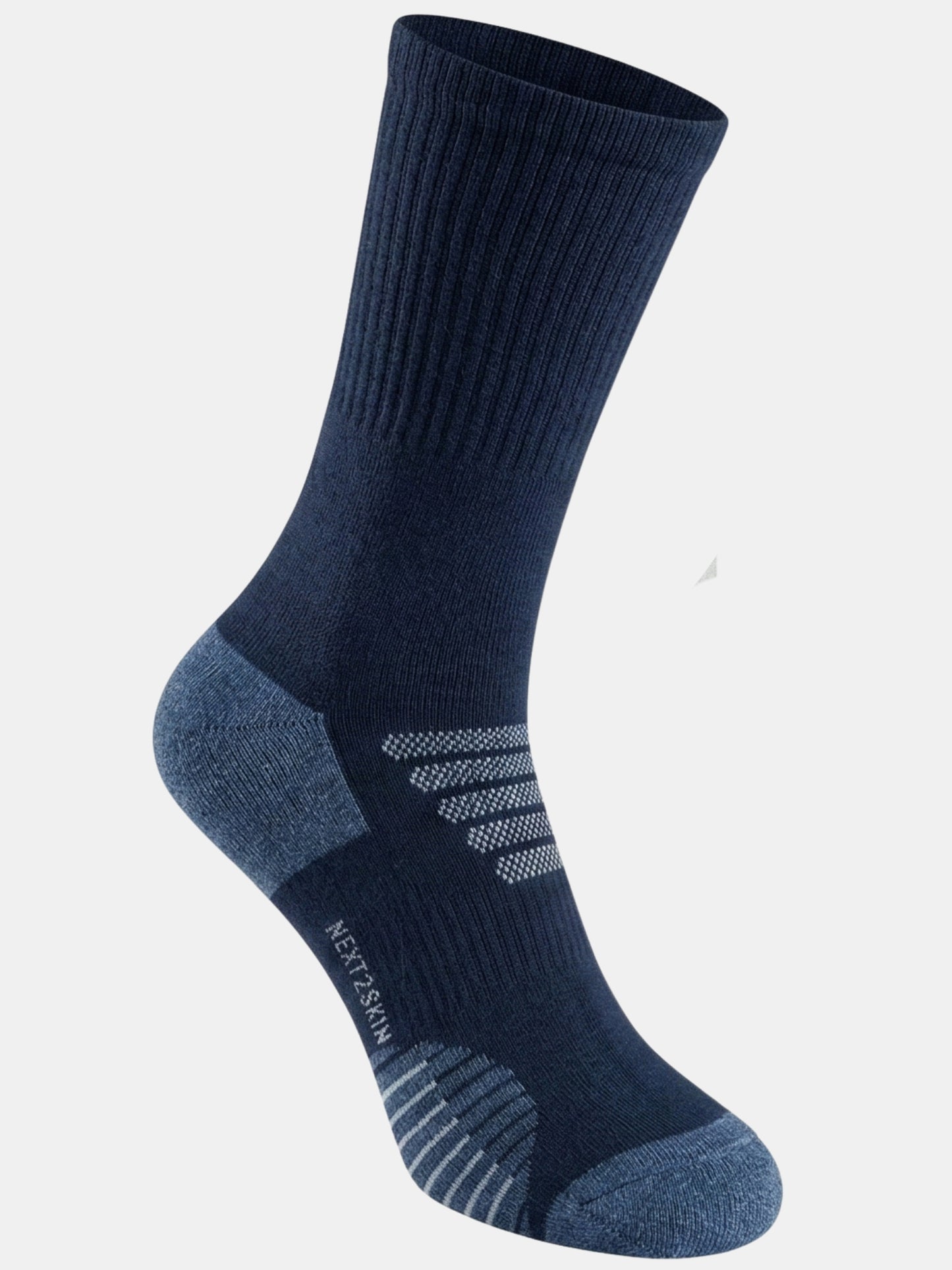 NEXT2SKIN Men Terry Half Crew Length Breathable Cotton Blend Socks (Multicolor) Pack of 3