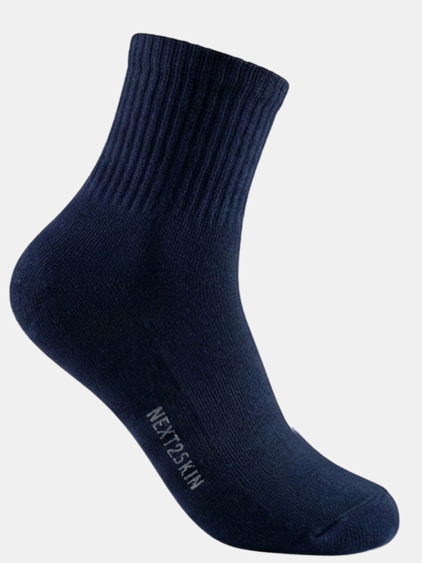 NEXT2SKIN Men Terry Half Ankle Length Breathable Cotton Blend Socks (Multicolor) Pack of 3