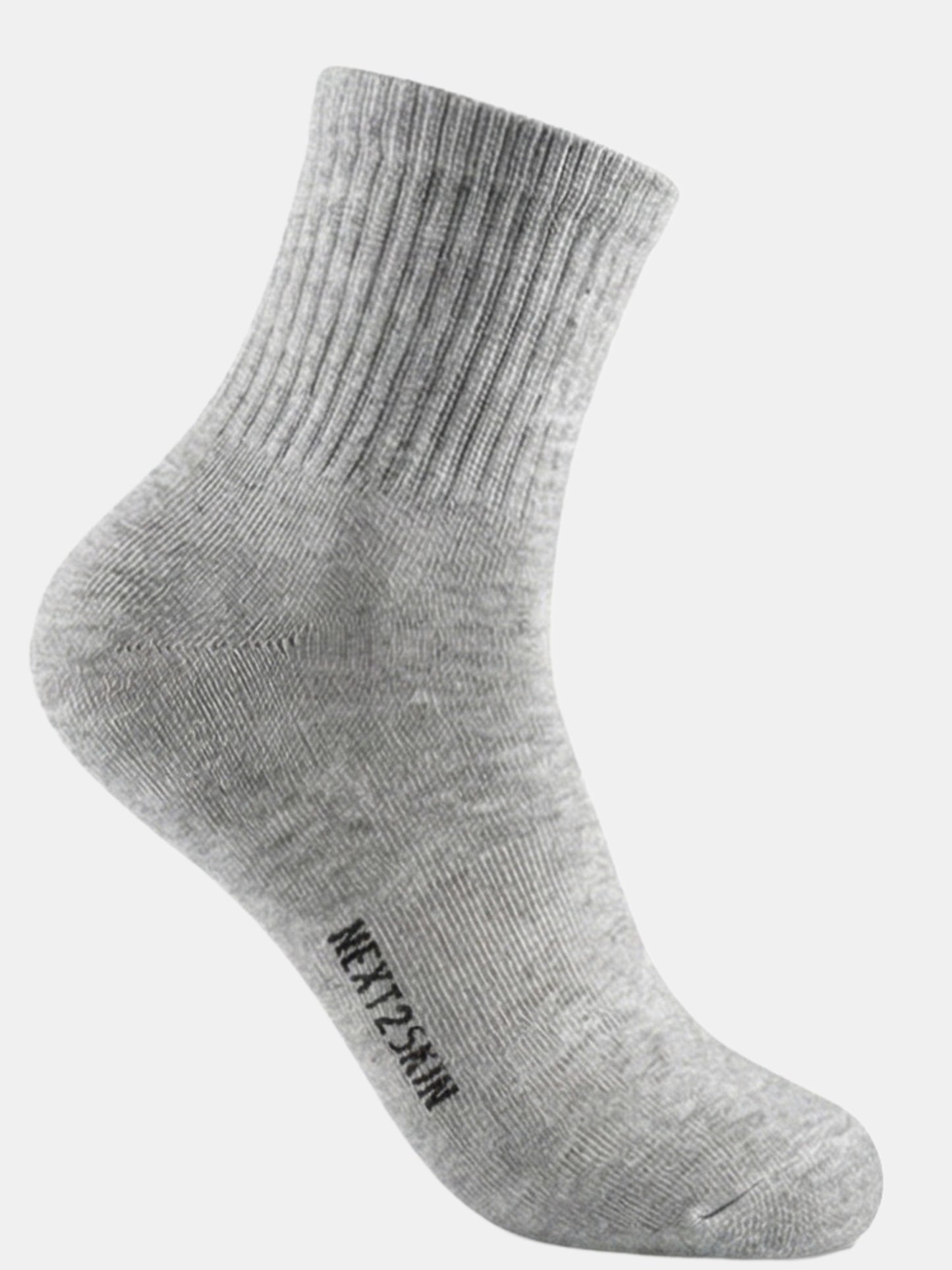NEXT2SKIN Men Terry Half Ankle Length Breathable Cotton Blend Socks (Multicolor) Pack of 3