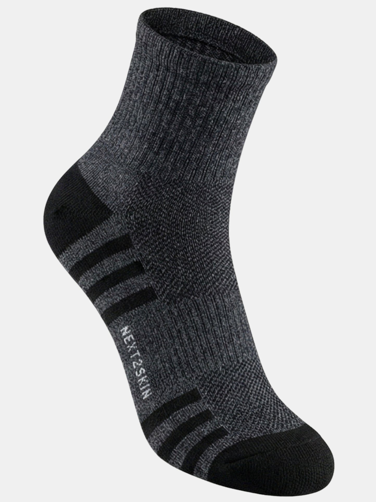 NEXT2SKIN Men Terry Half Ankle Length Breathable Cotton Blend Socks (Multicolor) Pack of 3