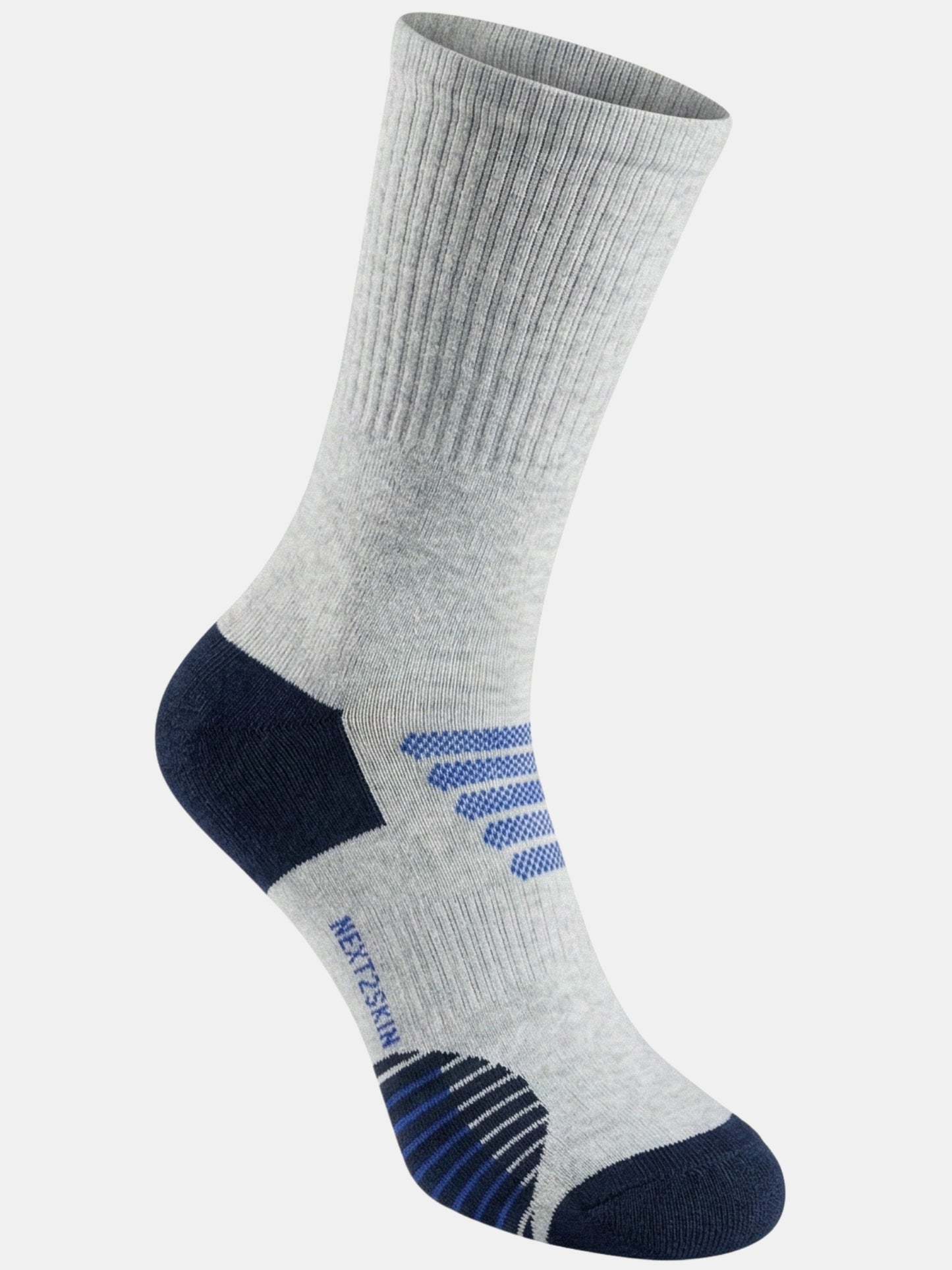 NEXT2SKIN Men Terry Half Crew Length Breathable Cotton Blend Socks (Multicolor) Pack of 3