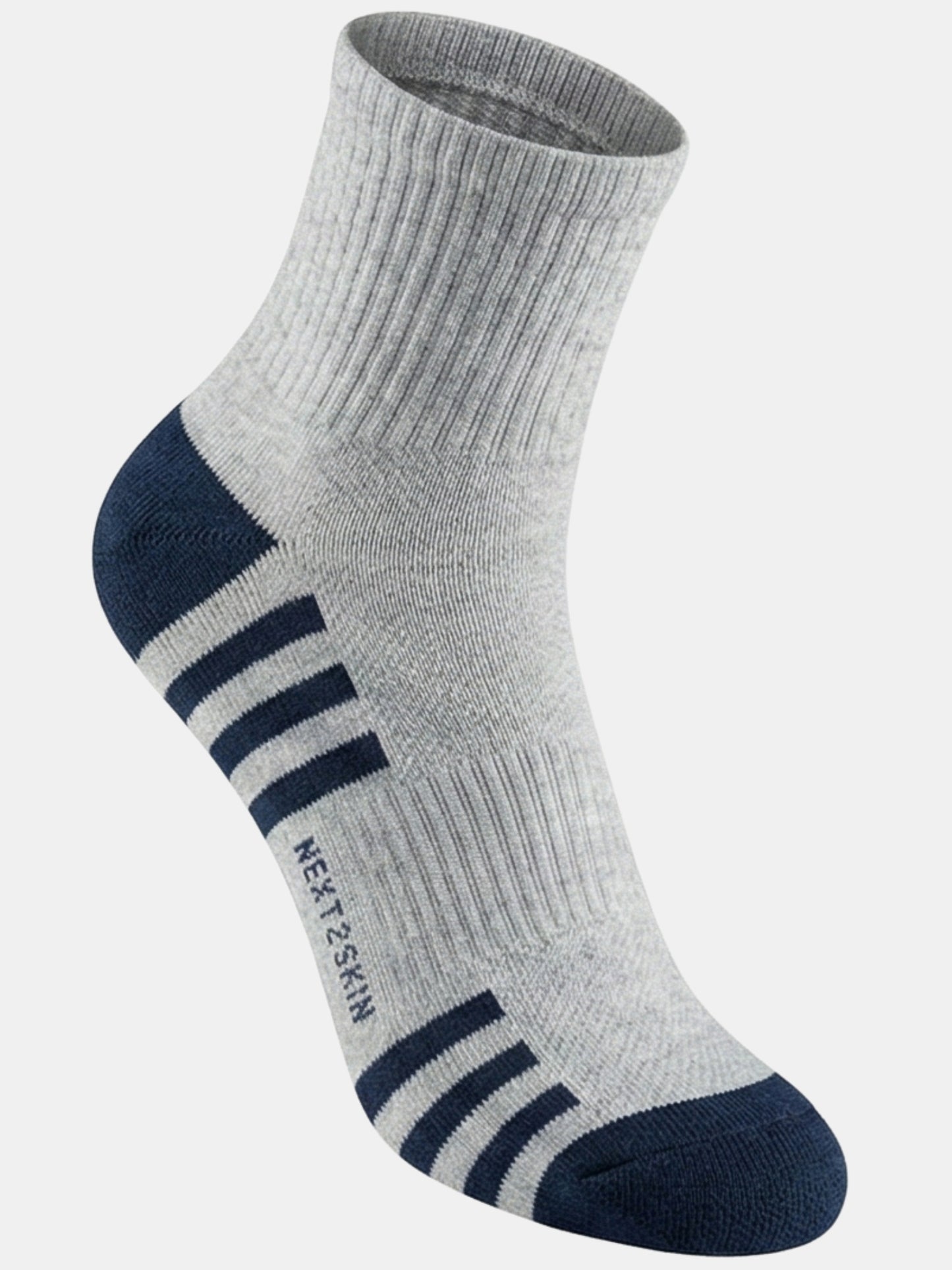 NEXT2SKIN Men Terry Half Ankle Length Breathable Cotton Blend Socks (Multicolor) Pack of 3