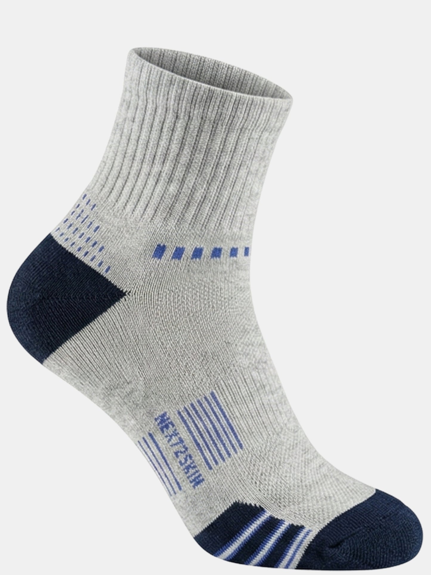 NEXT2SKIN Men Terry Half Ankle Length Breathable Cotton Blend Socks (Multicolor) Pack of 3
